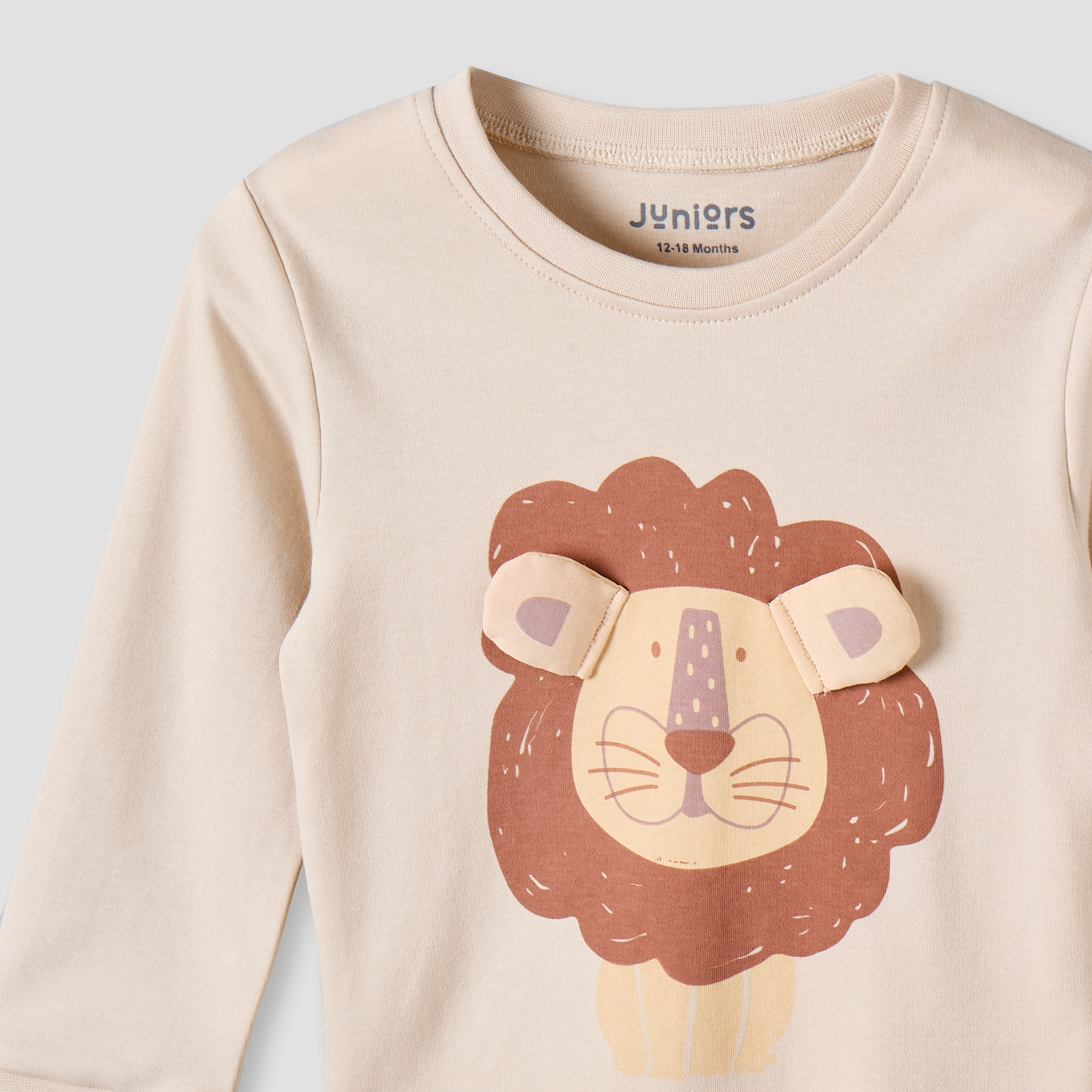 طقم بيجاما قطن بياقة ضيقة وأكمام طويلة وطبعات من جونيورز-baby-boys-clothing-nightwear-pyjamasets-image-7