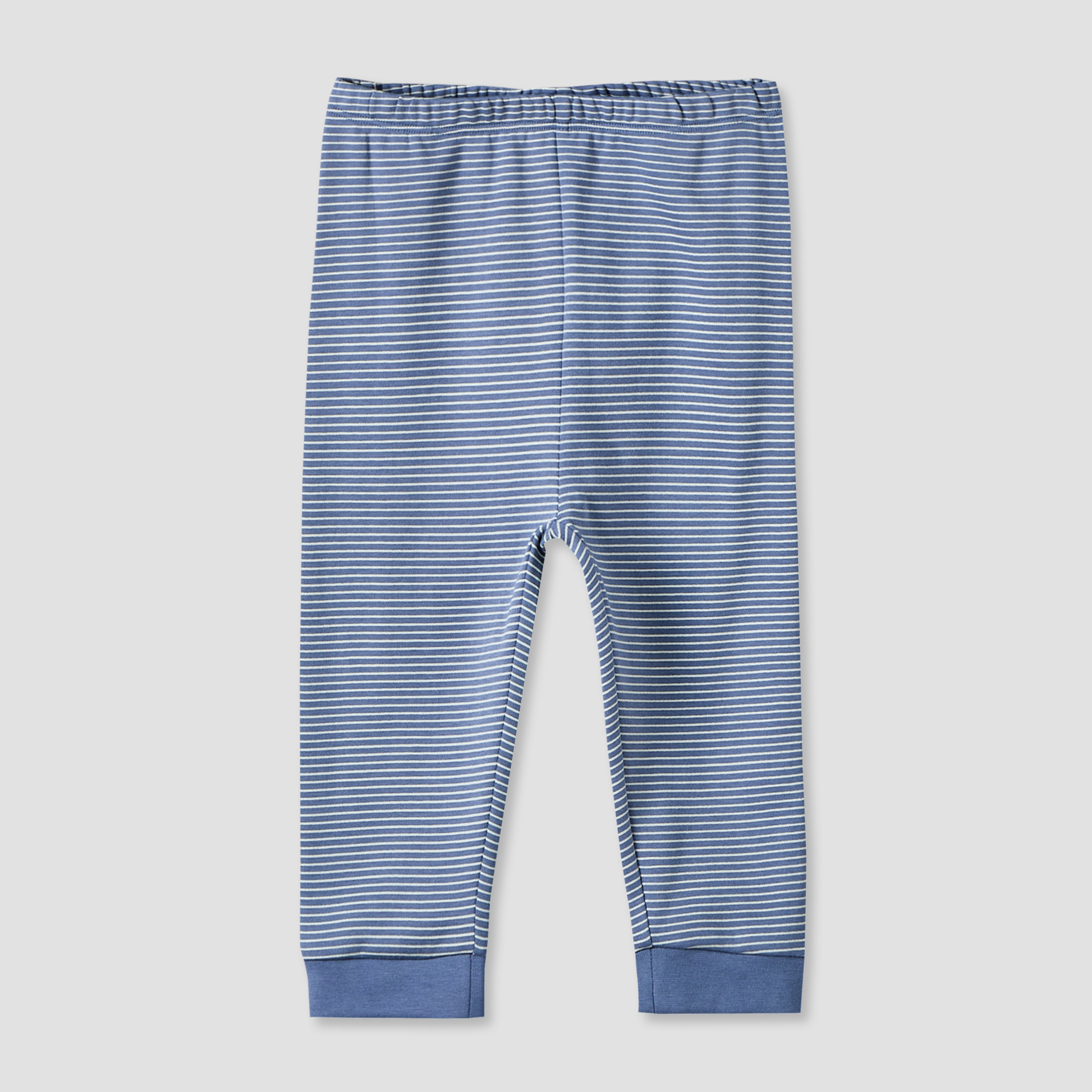 طقم بيجاما قطن بأكمام طويلة وياقة مستديرة وطبعات فيل من جونيورز-baby-boys-clothing-nightwear-pyjamasets-image-5
