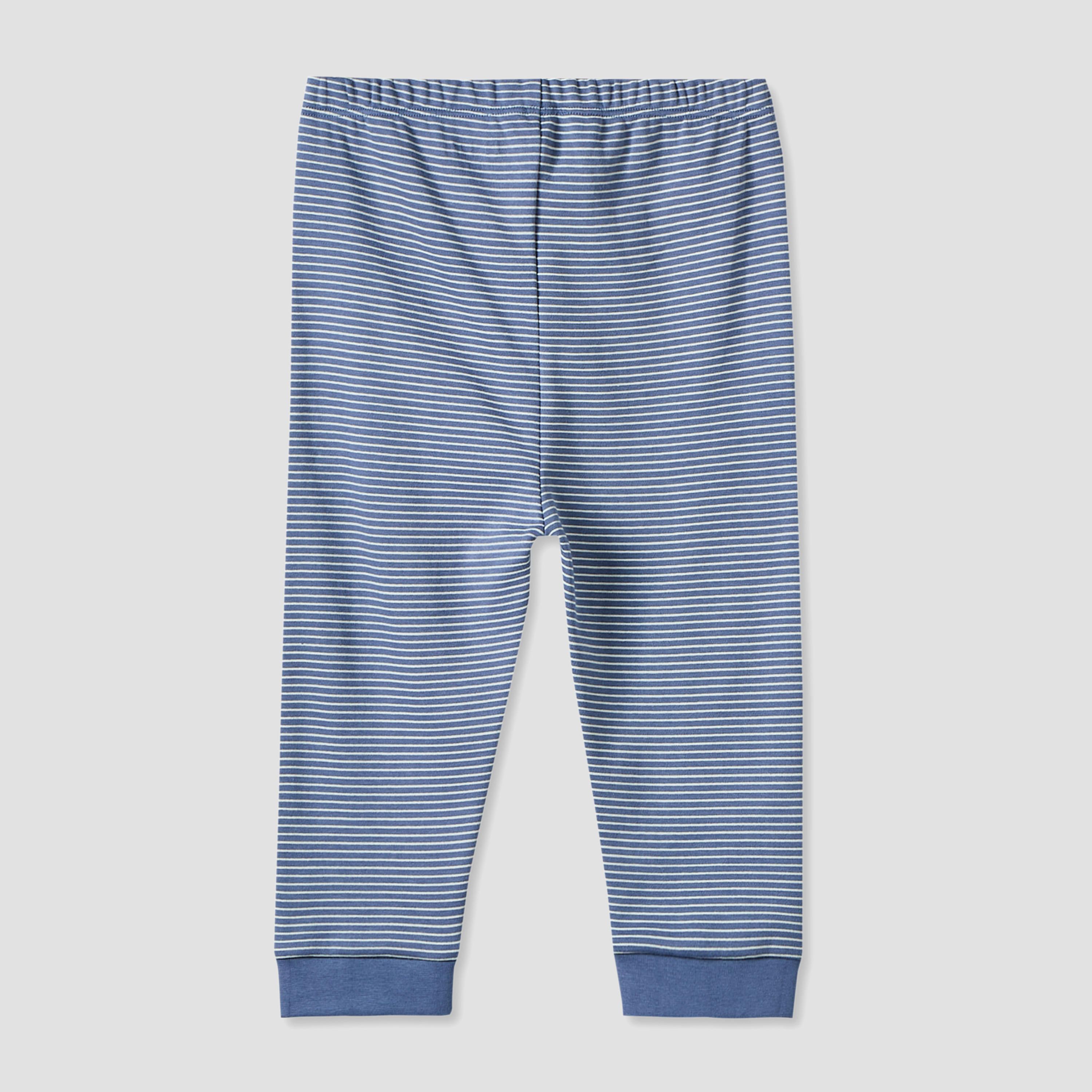 طقم بيجاما قطن بأكمام طويلة وياقة مستديرة وطبعات فيل من جونيورز-baby-boys-clothing-nightwear-pyjamasets-image-6