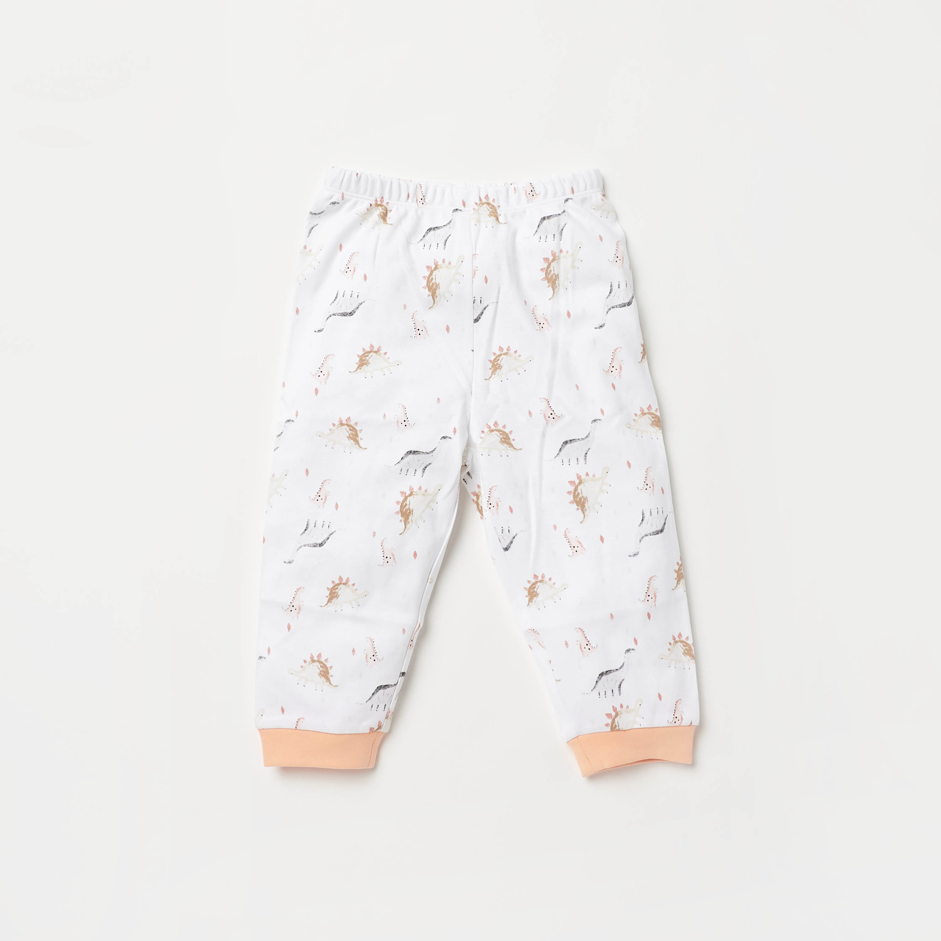 Juniors Dinosaur Print Long Sleeves T-shirt and Pyjama Set-baby-boys-clothing-nightwear-pyjamasets-image-4