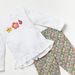 Juniors Printed Long Sleeves Top and Pyjama Set-Pyjama Sets-thumbnail-3