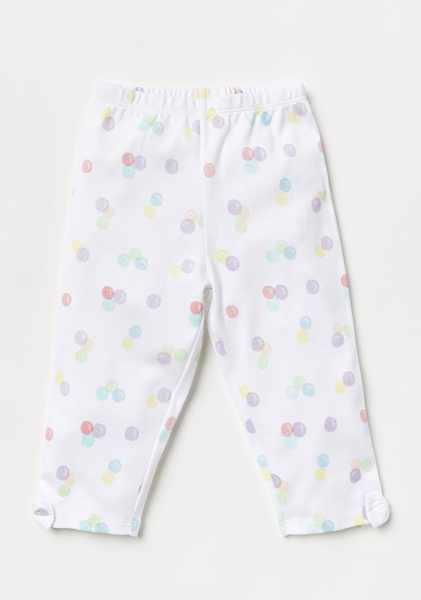 Juniors Printed Long Sleeves Top and Pyjama Set-Pyjama Sets-image-1