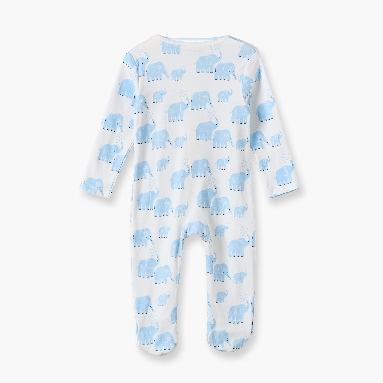Set of 3 Juniors Cotton Round Neck Long Sleeves Sleepsuit with Safari Print-baby-girls-clothing-nightwear-sleepsuits-image-6
