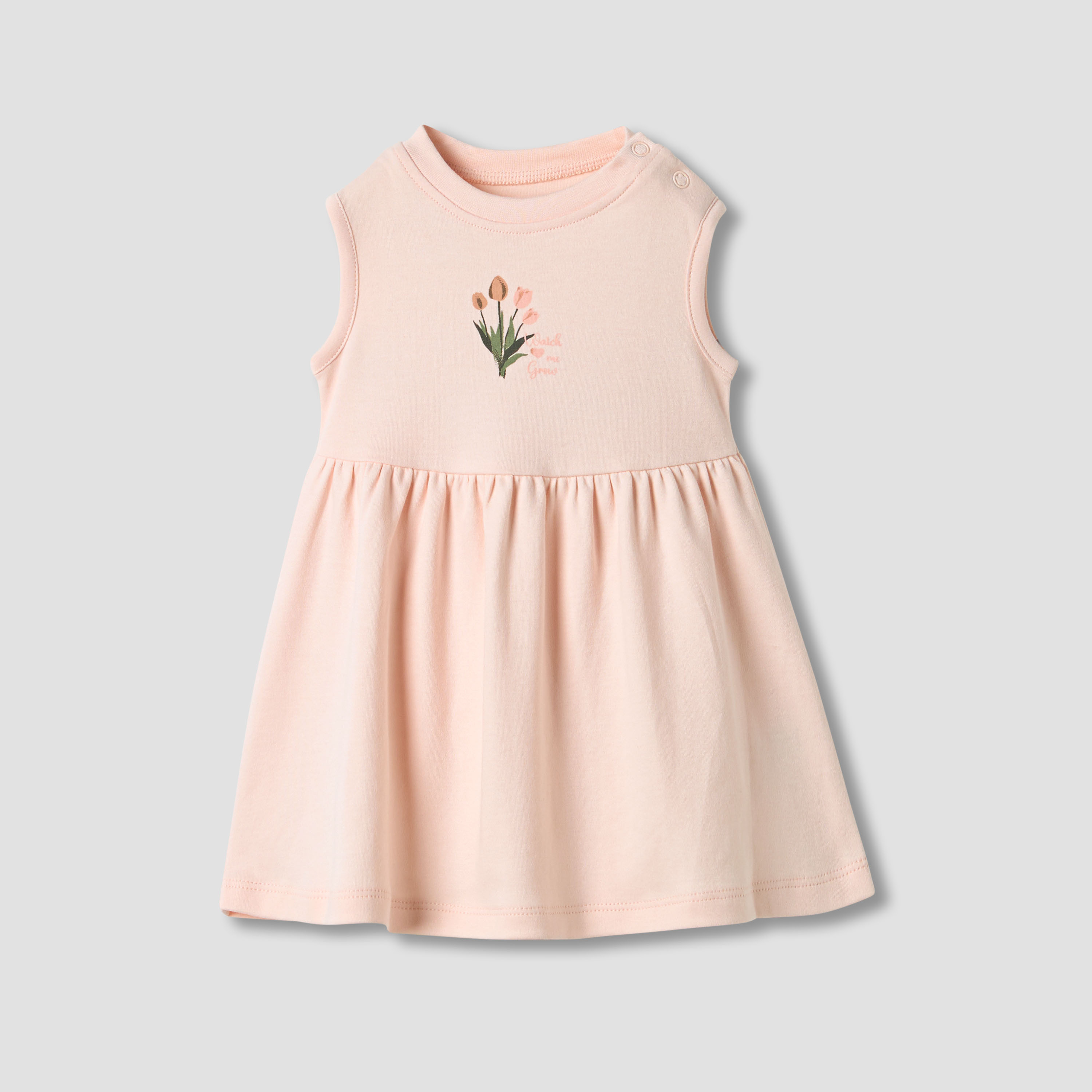 فستان إيه لاين بدون أكمام وطبعات من جونيورز - طقم من 3 قطع-baby-girls-clothing-dressesandjumpsuits-image-2