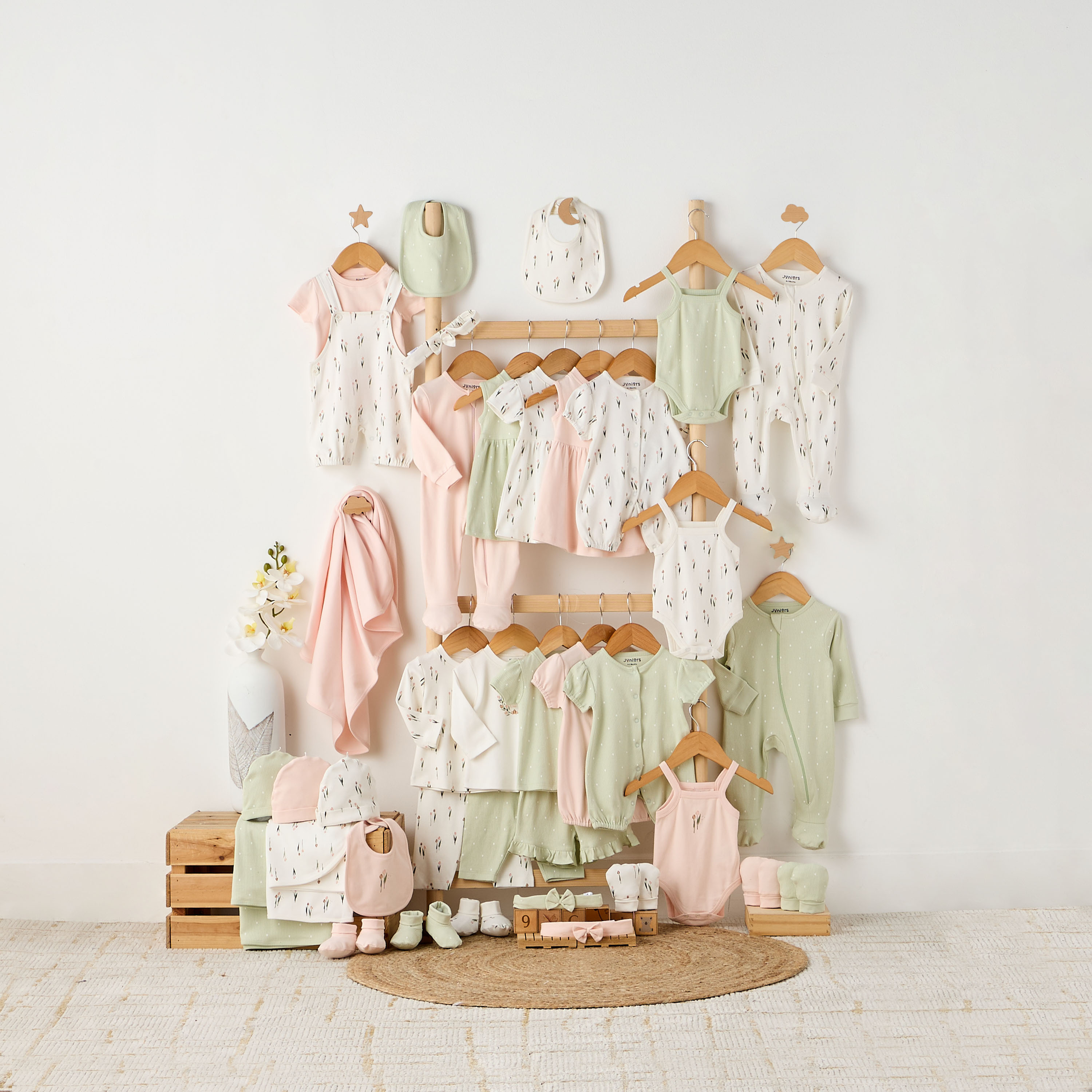 فستان إيه لاين بدون أكمام وطبعات من جونيورز - طقم من 3 قطع-baby-girls-clothing-dressesandjumpsuits-image-7