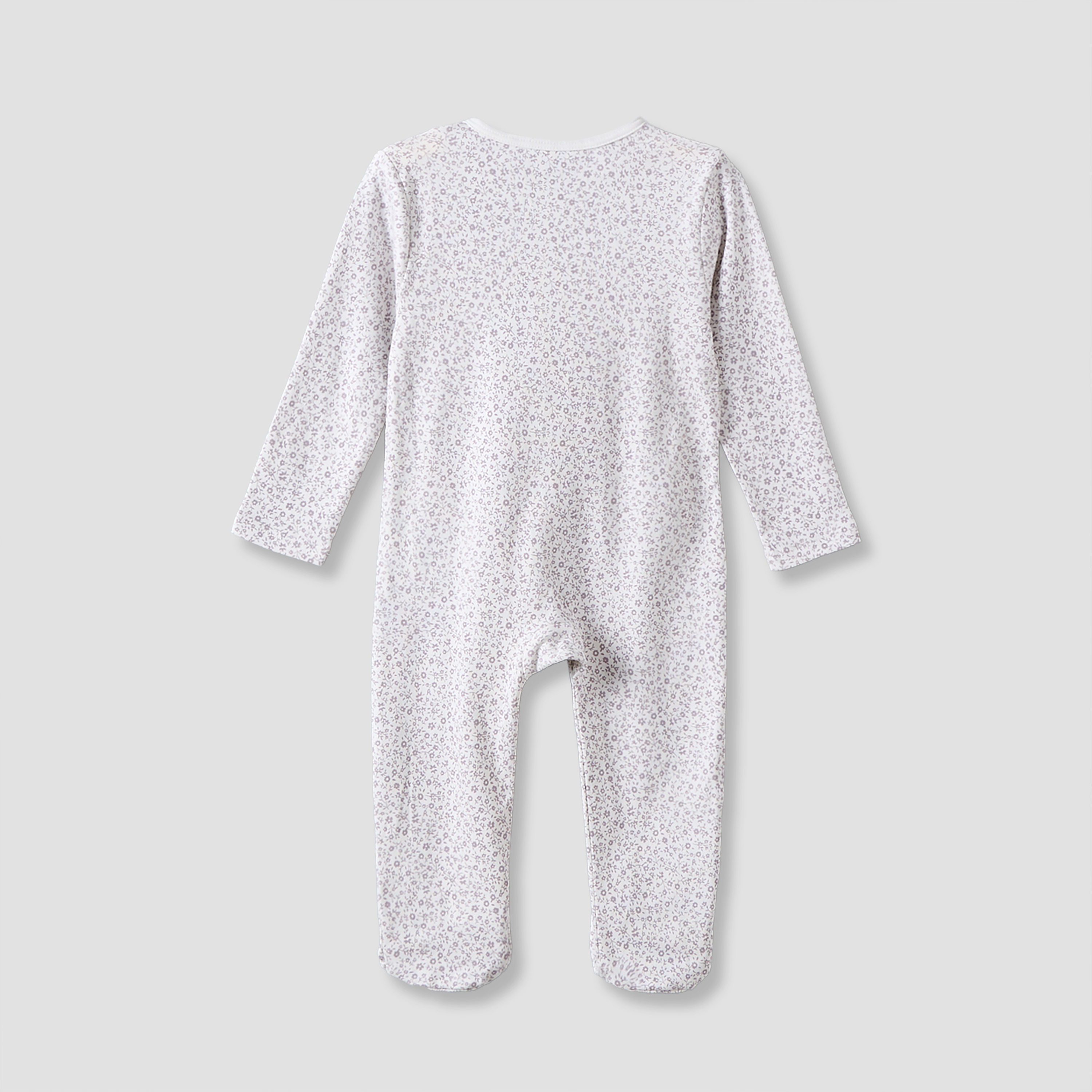 Pack of 3 Juniors Cotton Crew Neck Long Sleeves Sleepsuit with Zip Closure-baby-boys-clothing-nightwear-sleepsuits-image-5