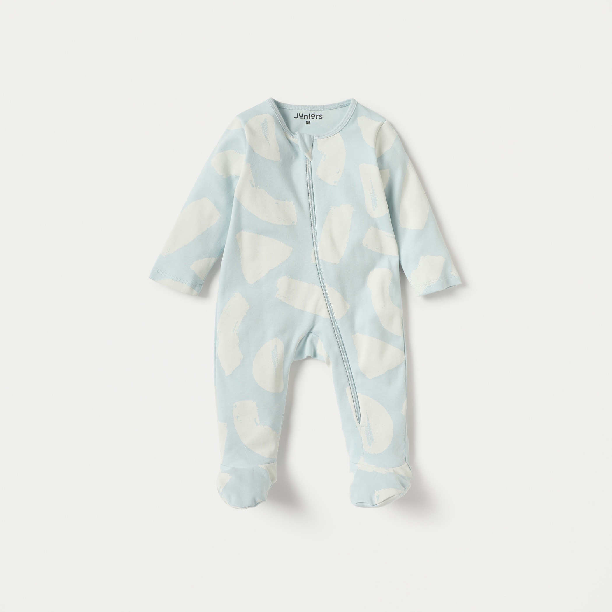 Juniors Printed Sleepsuit with Zip Closure - Set of 3-baby-boys-clothing-nightwear-sleepsuits-image-3