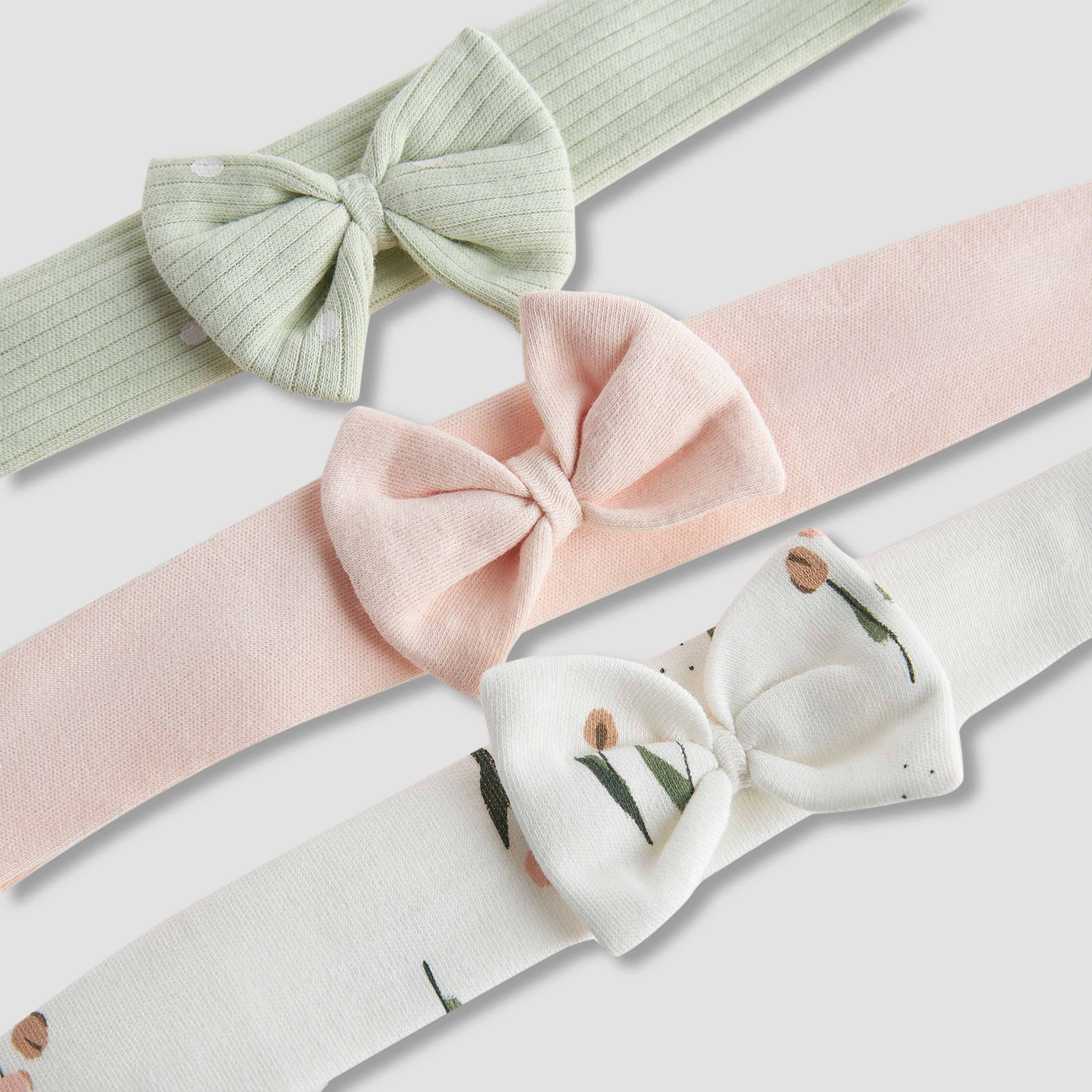 طقم ربطة رأس مزينة بفِيونكات متنوعة من جونيورز - 3 قطع-baby-girls-accessories-hairaccessories-image-8