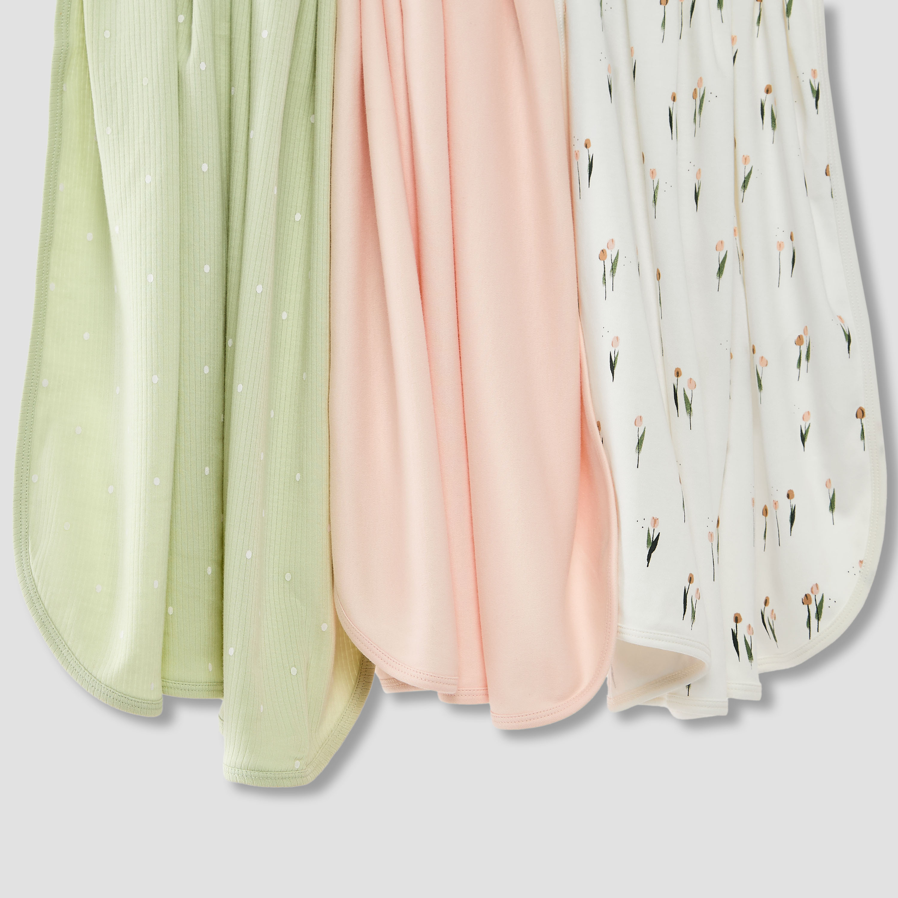 Juniors Assorted Receiving Blanket - Set of 3-baby-nursery-blanketsandswaddles-receivingblankets-image-4