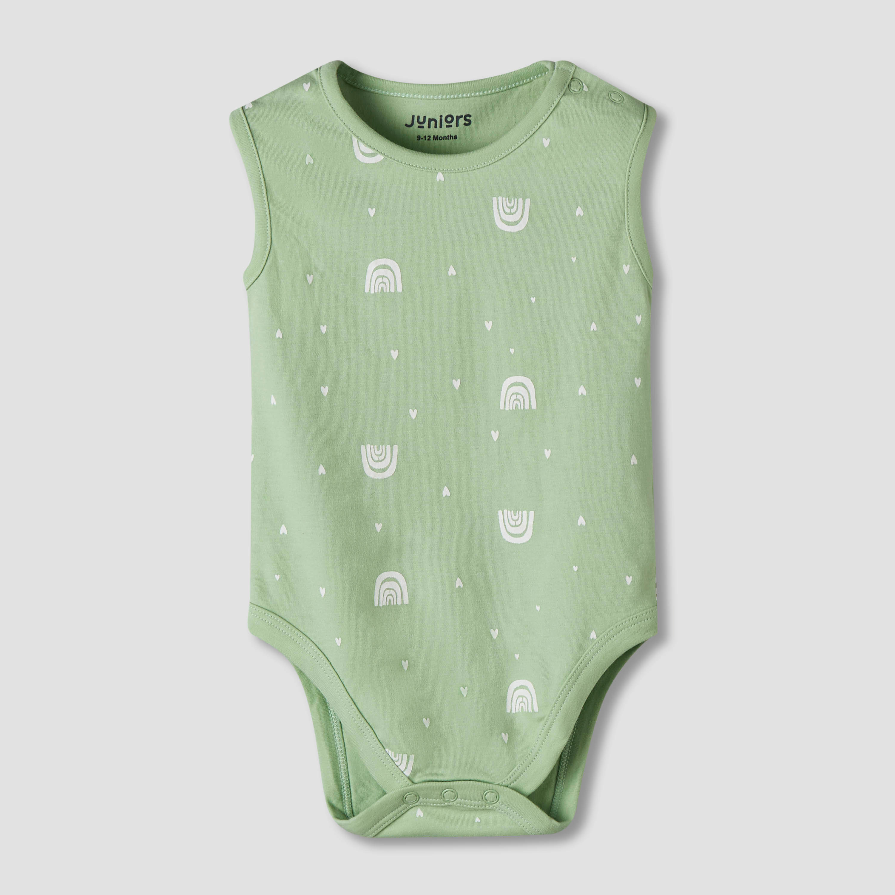 Pack of 7 Juniors Cotton Sleeveless Bodysuit with Fun Print-baby-boys-clothing-bodysuits-image-5