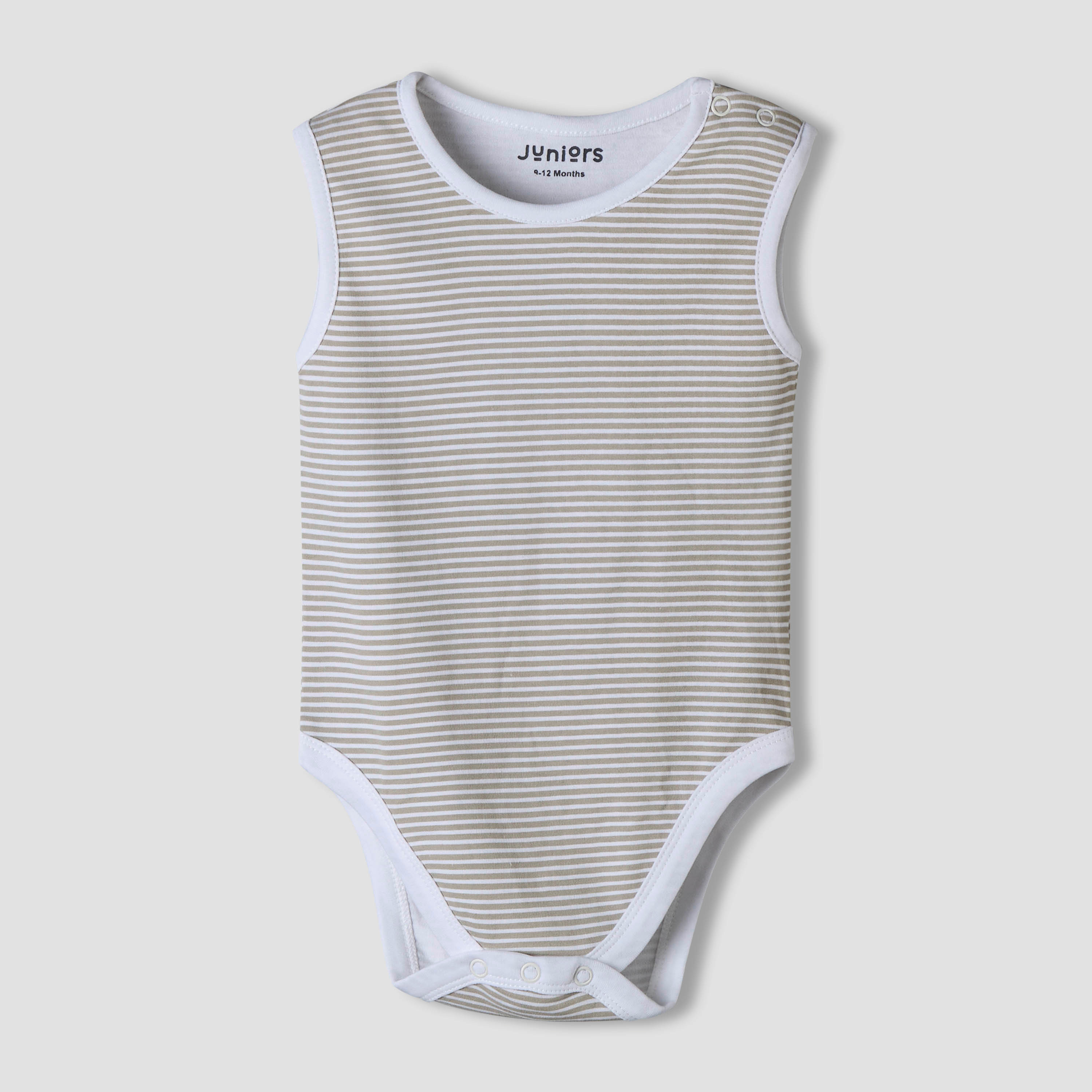 Pack of 7 Juniors Cotton Sleeveless Bodysuit with Assorted Print-baby-boys-clothing-bodysuits-image-6