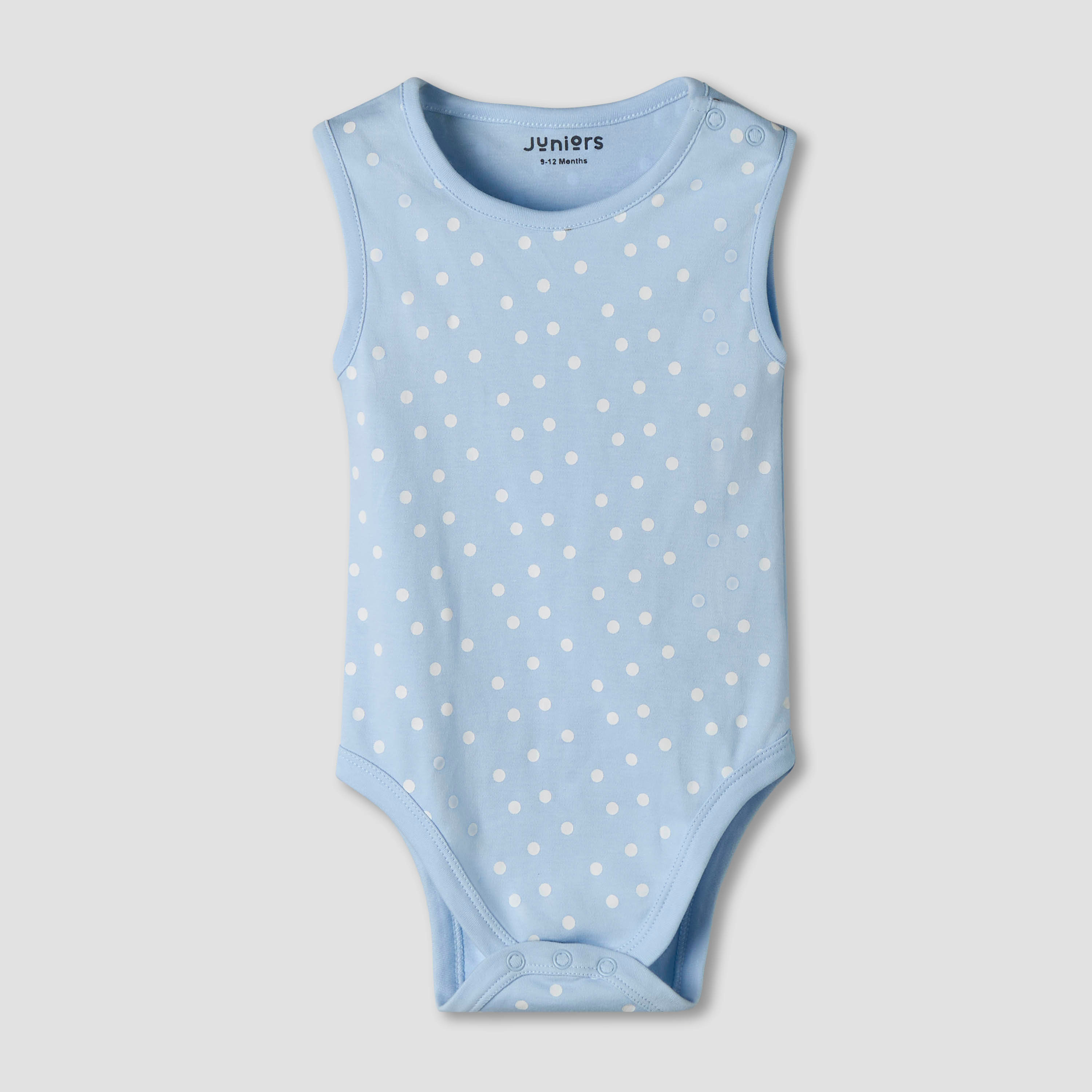 Pack of 7 Juniors Cotton Sleeveless Bodysuit with Fun Print-baby-girls-clothing-bodysuits-image-6