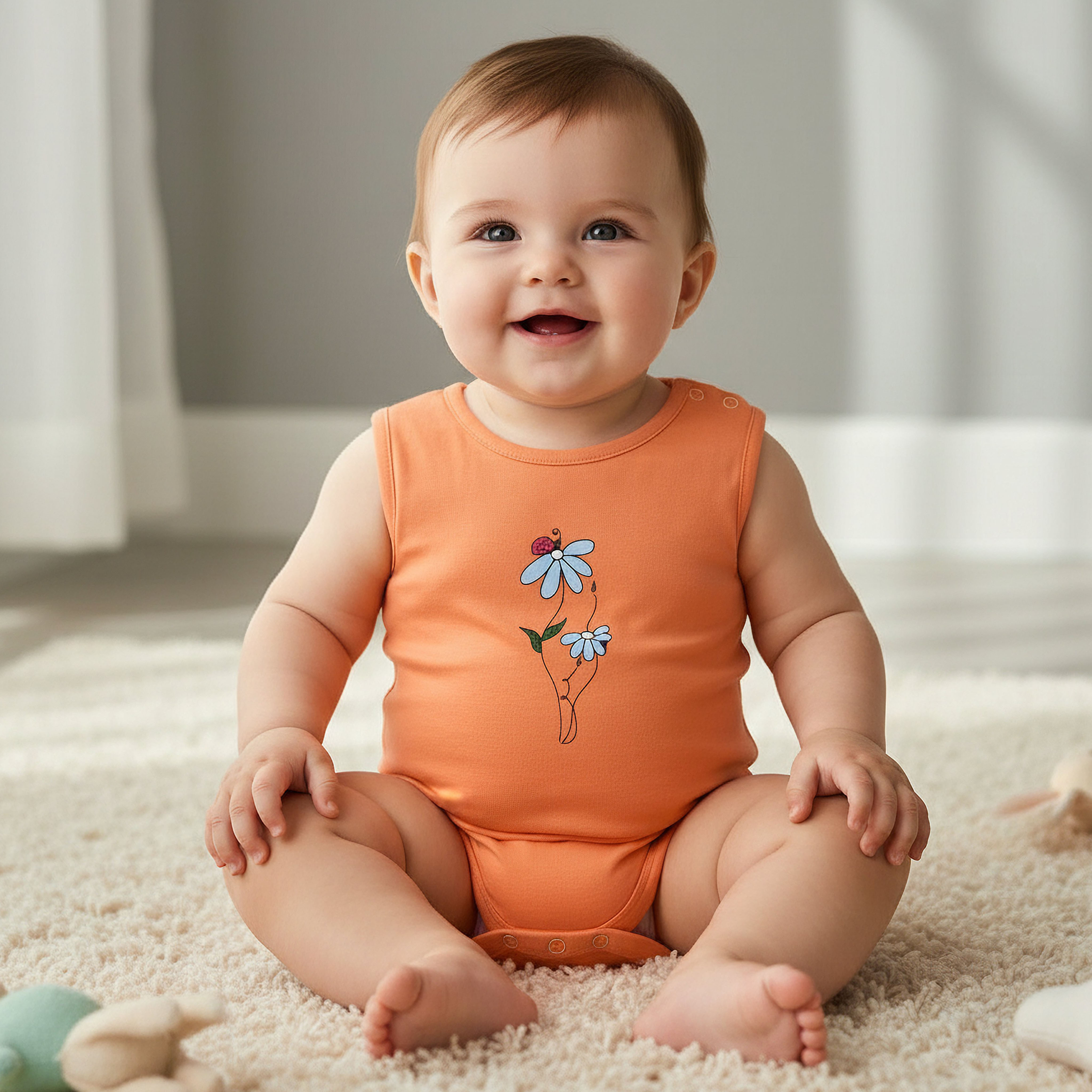 Pack of 7 Juniors Cotton Sleeveless Bodysuit with Fun Print-baby-boys-clothing-bodysuits-image-2