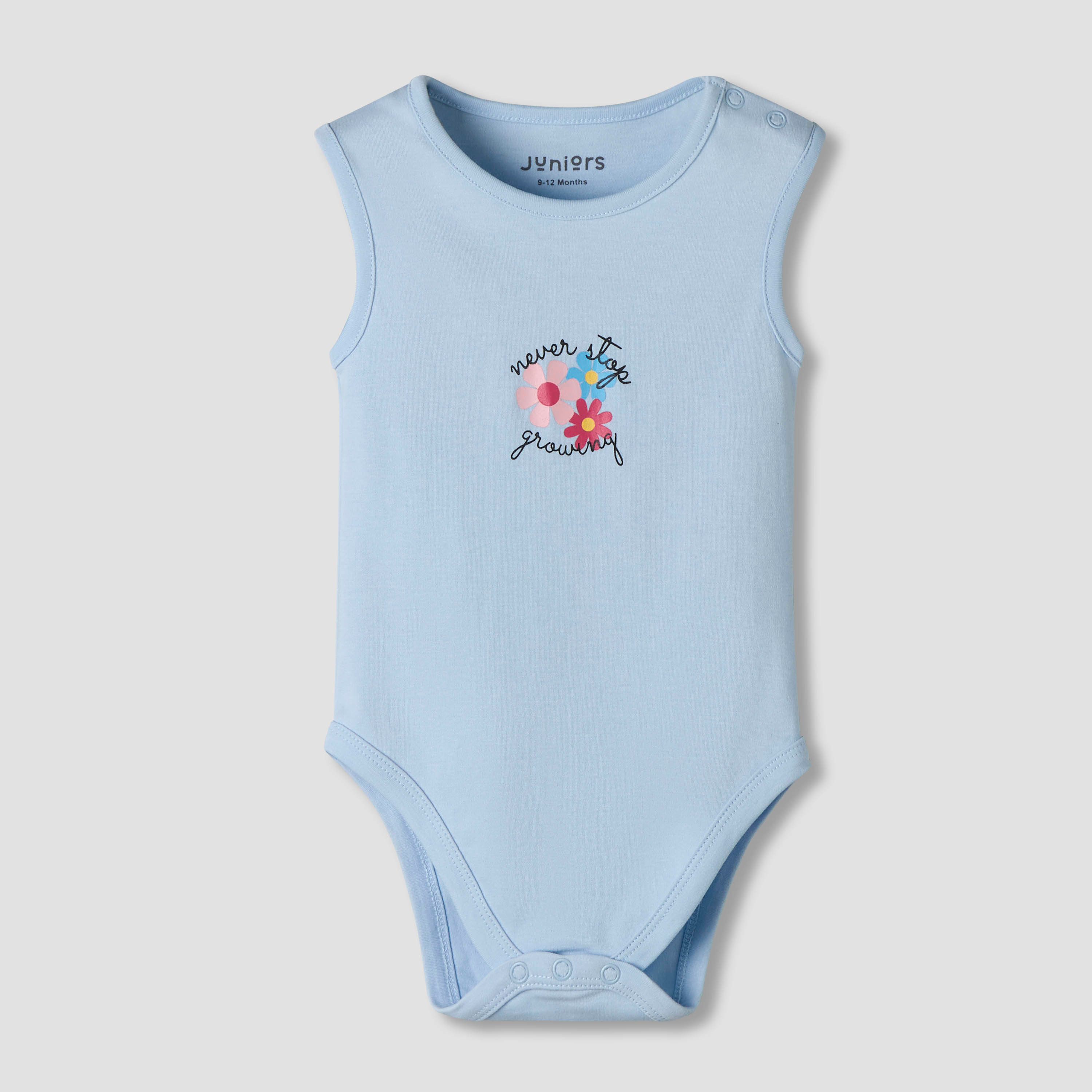 Pack of 7 Juniors Cotton Sleeveless Bodysuit with Fun Print-baby-boys-clothing-bodysuits-image-3