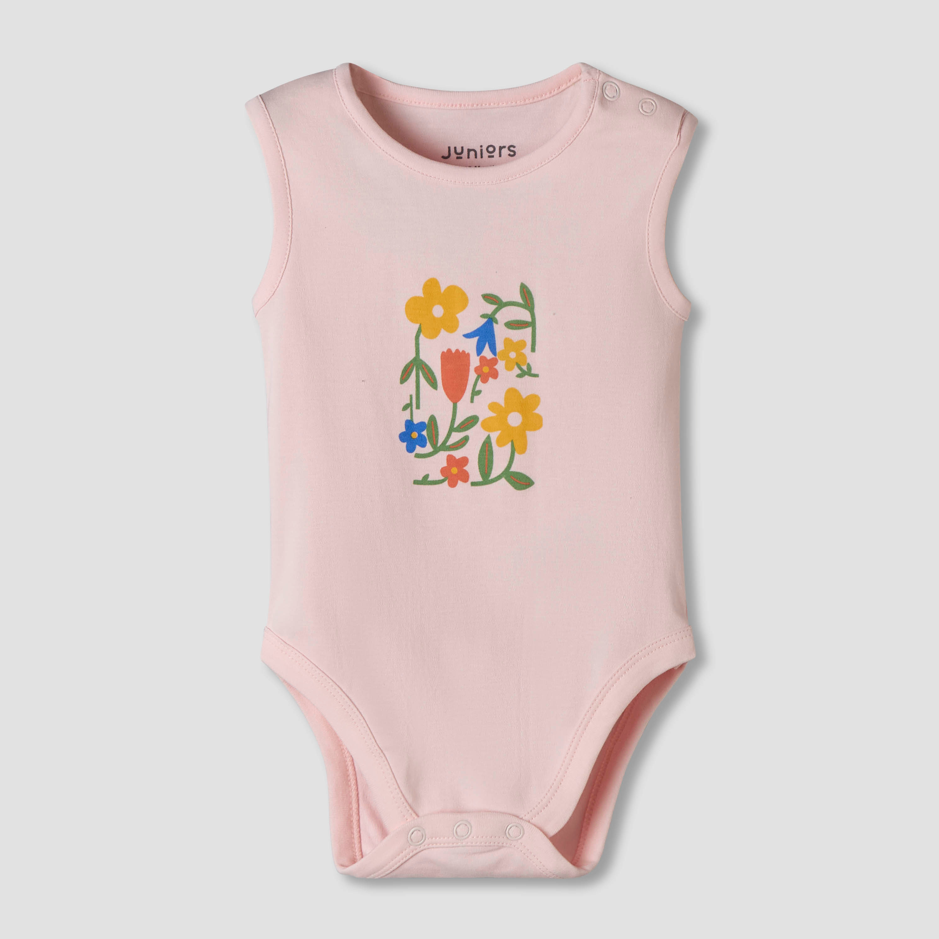 Pack of 7 Juniors Cotton Sleeveless Bodysuit with Fun Print-baby-boys-clothing-bodysuits-image-6