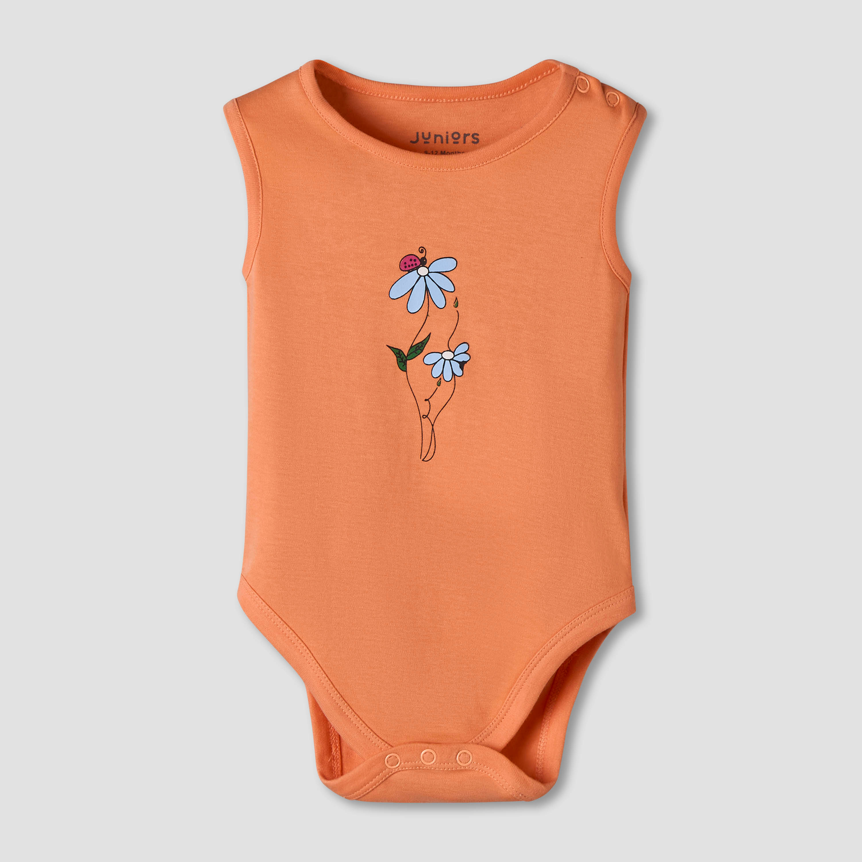 Pack of 7 Juniors Cotton Sleeveless Bodysuit with Fun Print-baby-boys-clothing-bodysuits-image-9