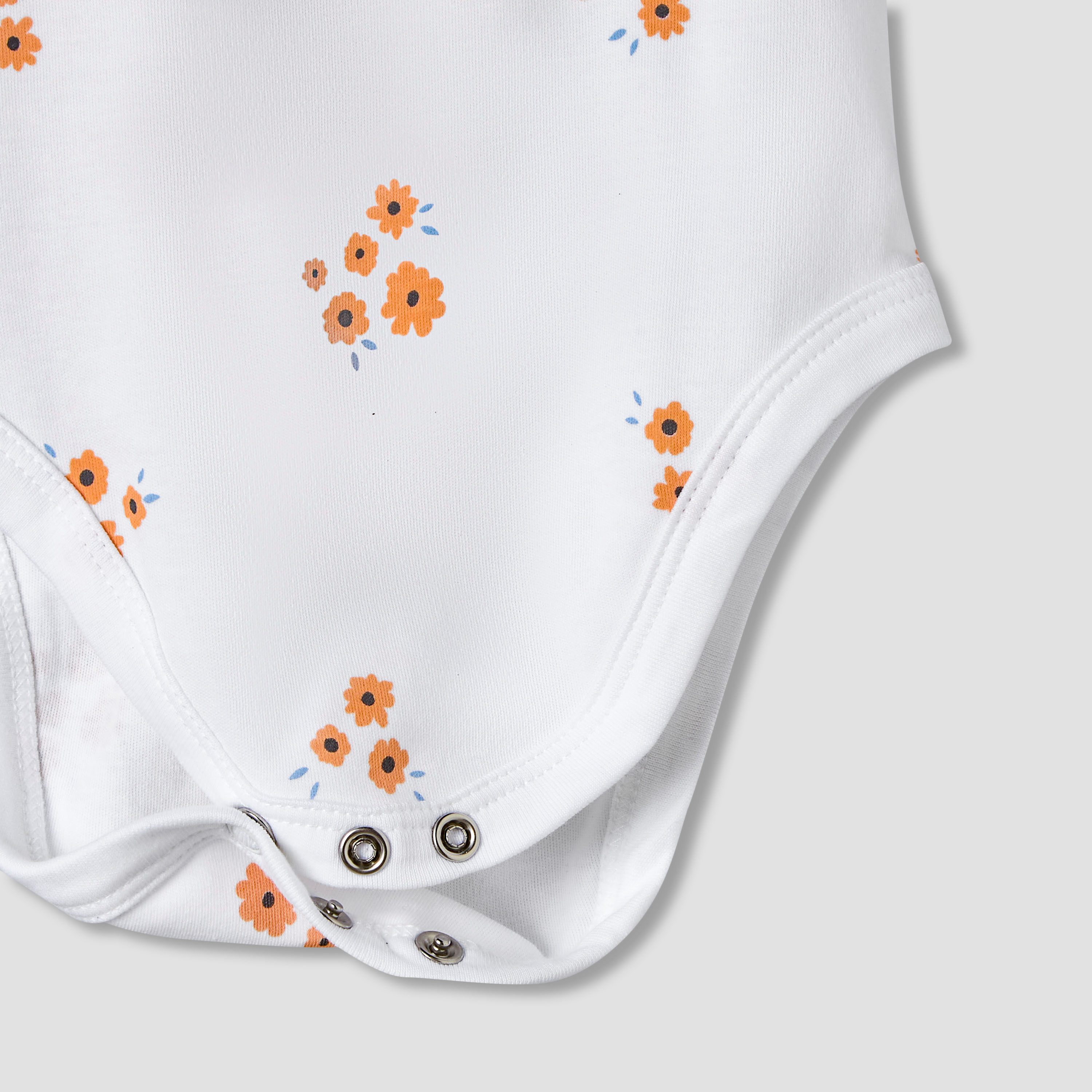 Pack of 7 Juniors Cotton Sleeveless Bodysuit with Floral Print-baby-boys-clothing-bodysuits-image-9