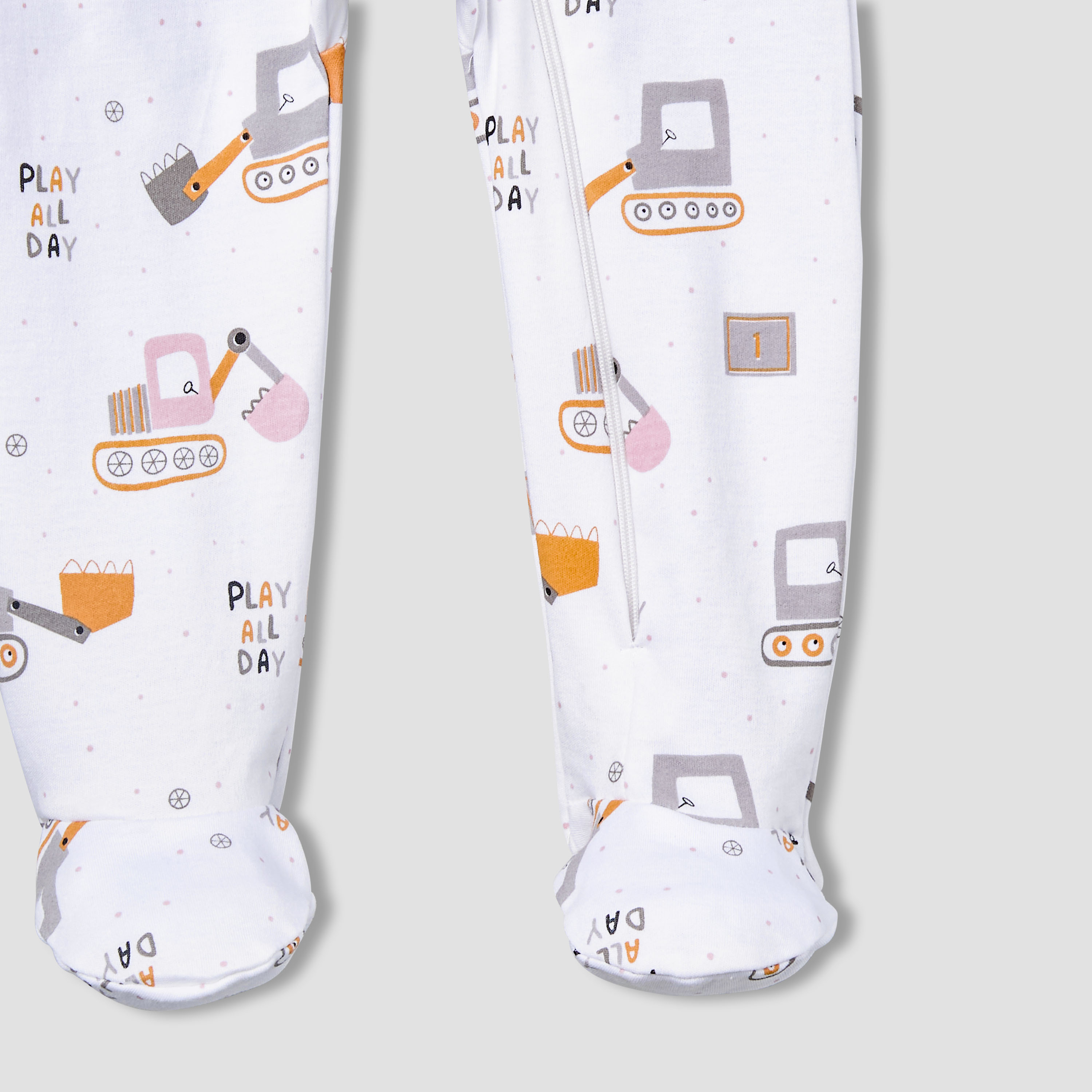 Juniors Cotton Round Neck Long Sleeve Sleepsuit with Zip Closure-baby-boys-clothing-nightwear-sleepsuits-image-4