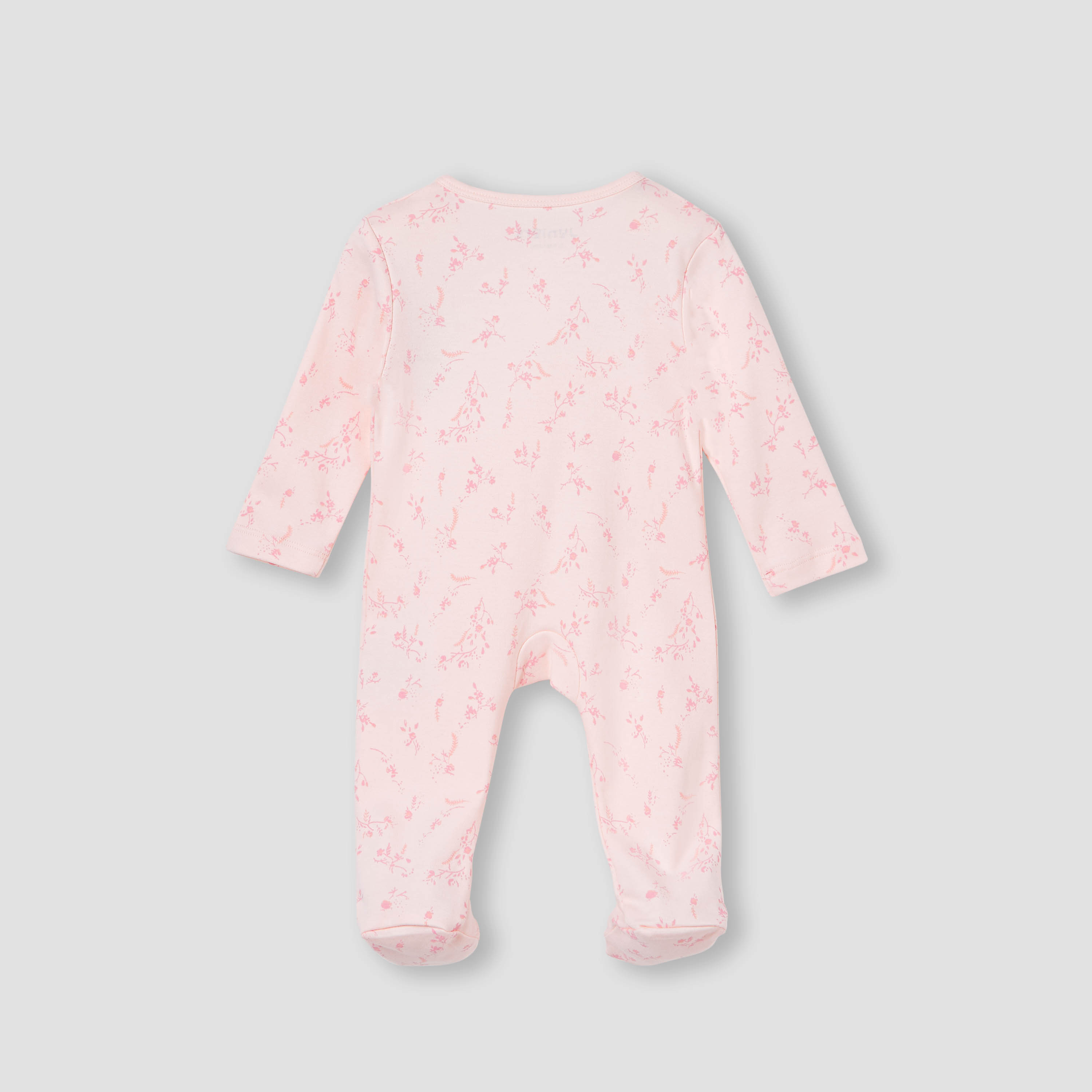 بدلة نوم بسحاب إغلاق وطبعات أزهار من جونيورز-baby-girls-clothing-nightwear-sleepsuits-image-3