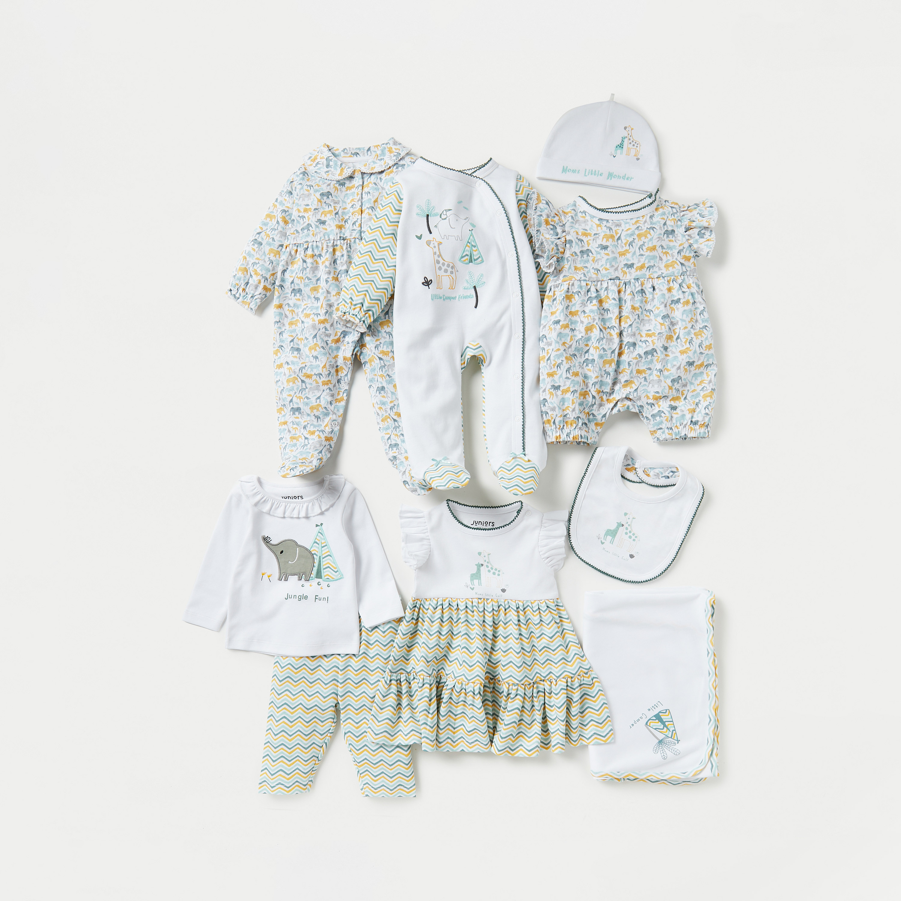 Juniors Embroidered T-shirt and Pyjama Set-baby-girls-clothing-nightwear-pyjamasets-image-6
