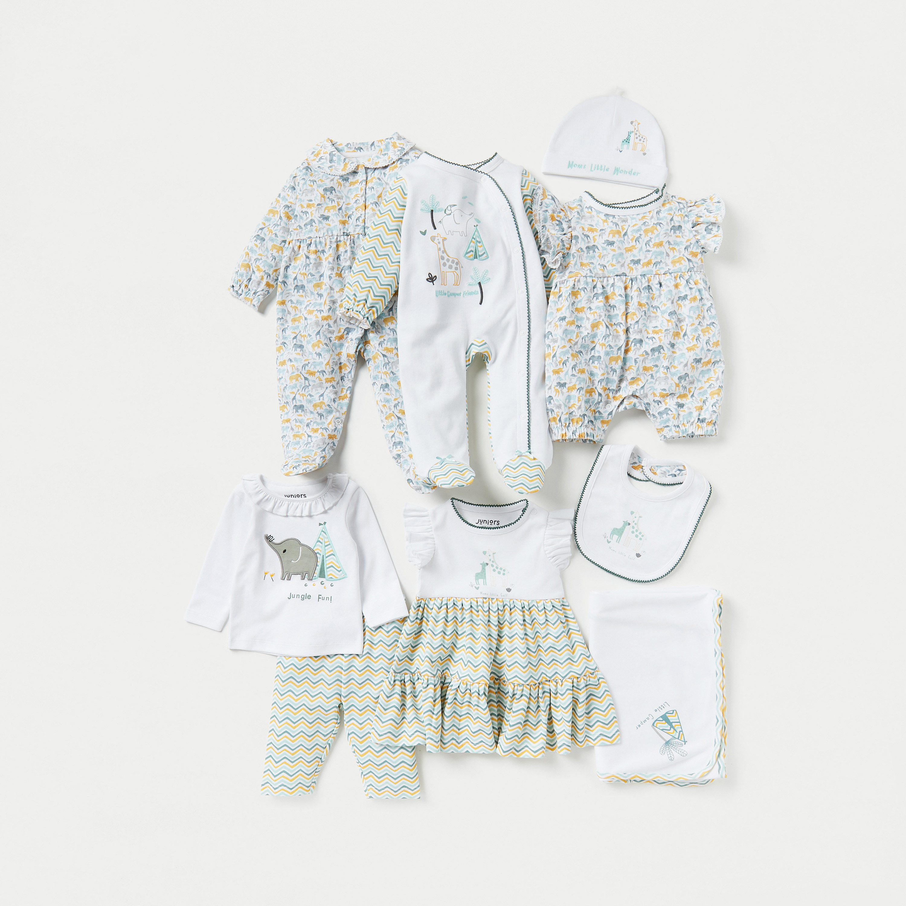قبعة بيني بطبعات زرافة من جونيورز-baby-girls-accessories-caps-image-5