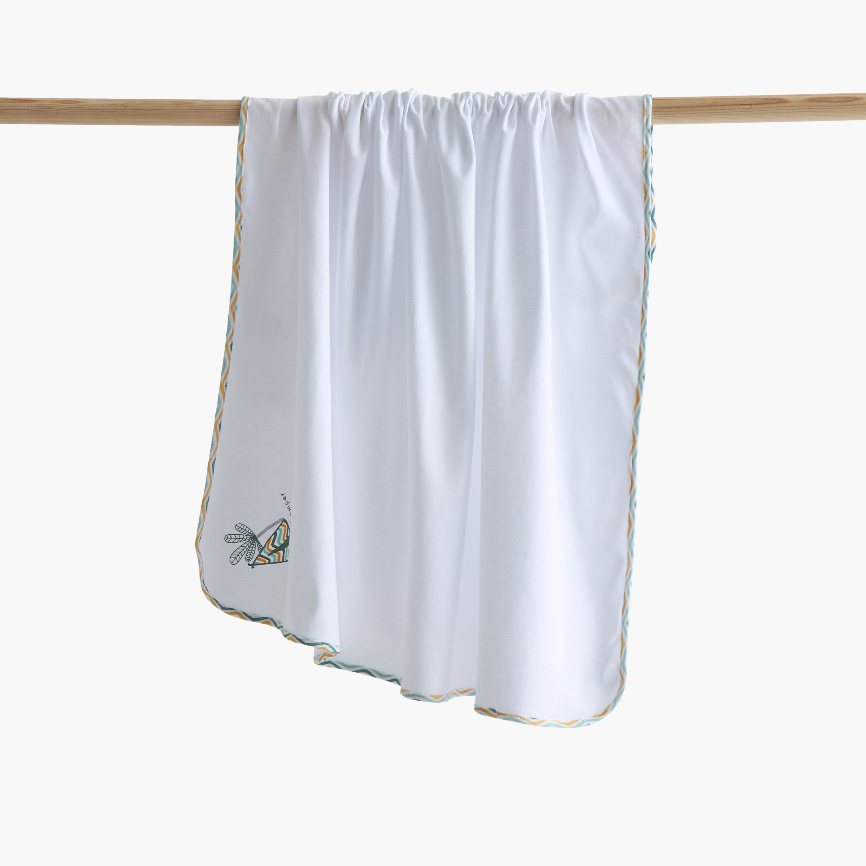 بطانية لحديثي الولادة بطبعات من جونيورز - 70x70 سم-baby-nursery-blanketsandswaddles-receivingblankets-image-1