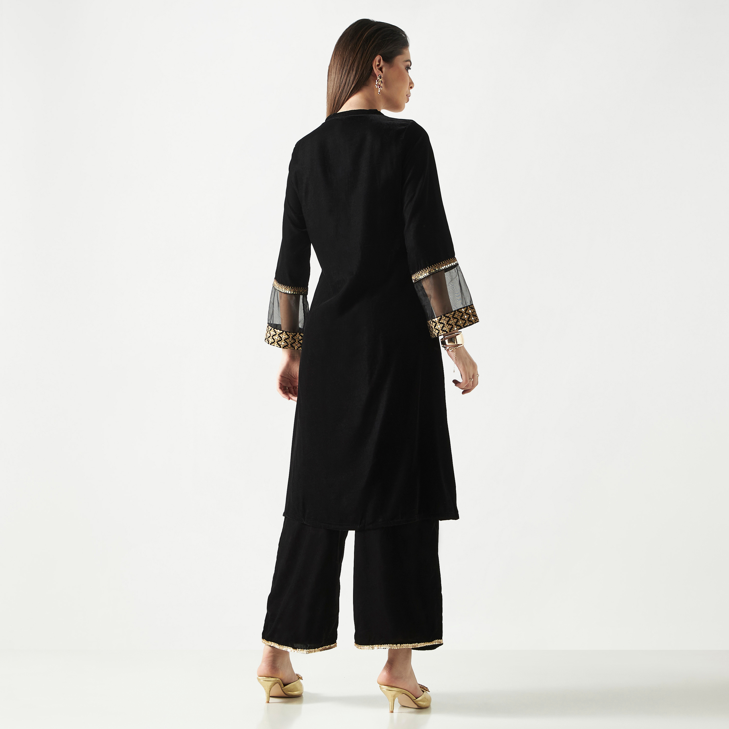 طقم بدلة سالوار مطرّزة تقليدية قطعتين رانجريتي من بيبا-women-clothing-ethnicwear-salwarsuits-image-3