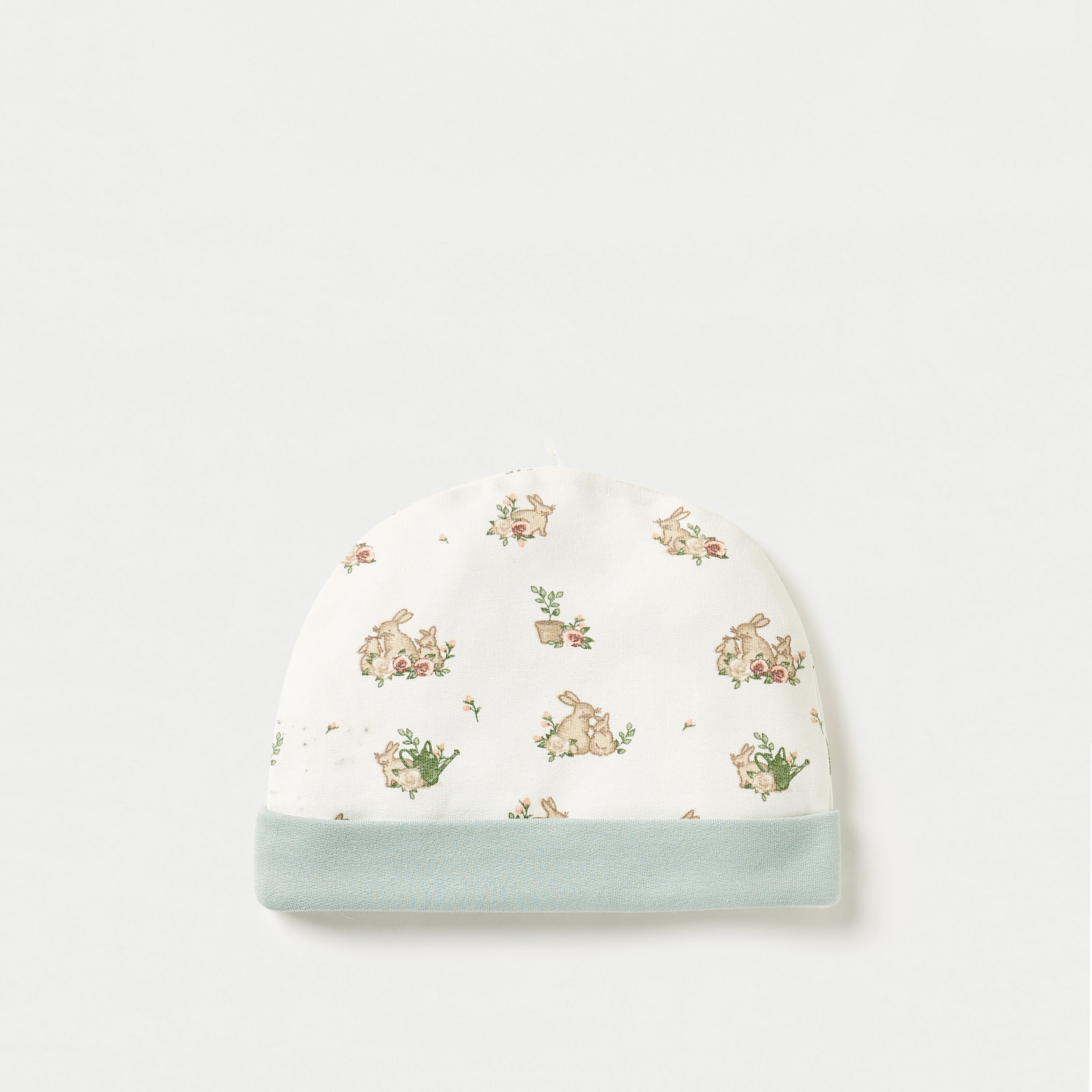 Juniors Bunny Print Cap-baby-girls-accessories-caps-image-1