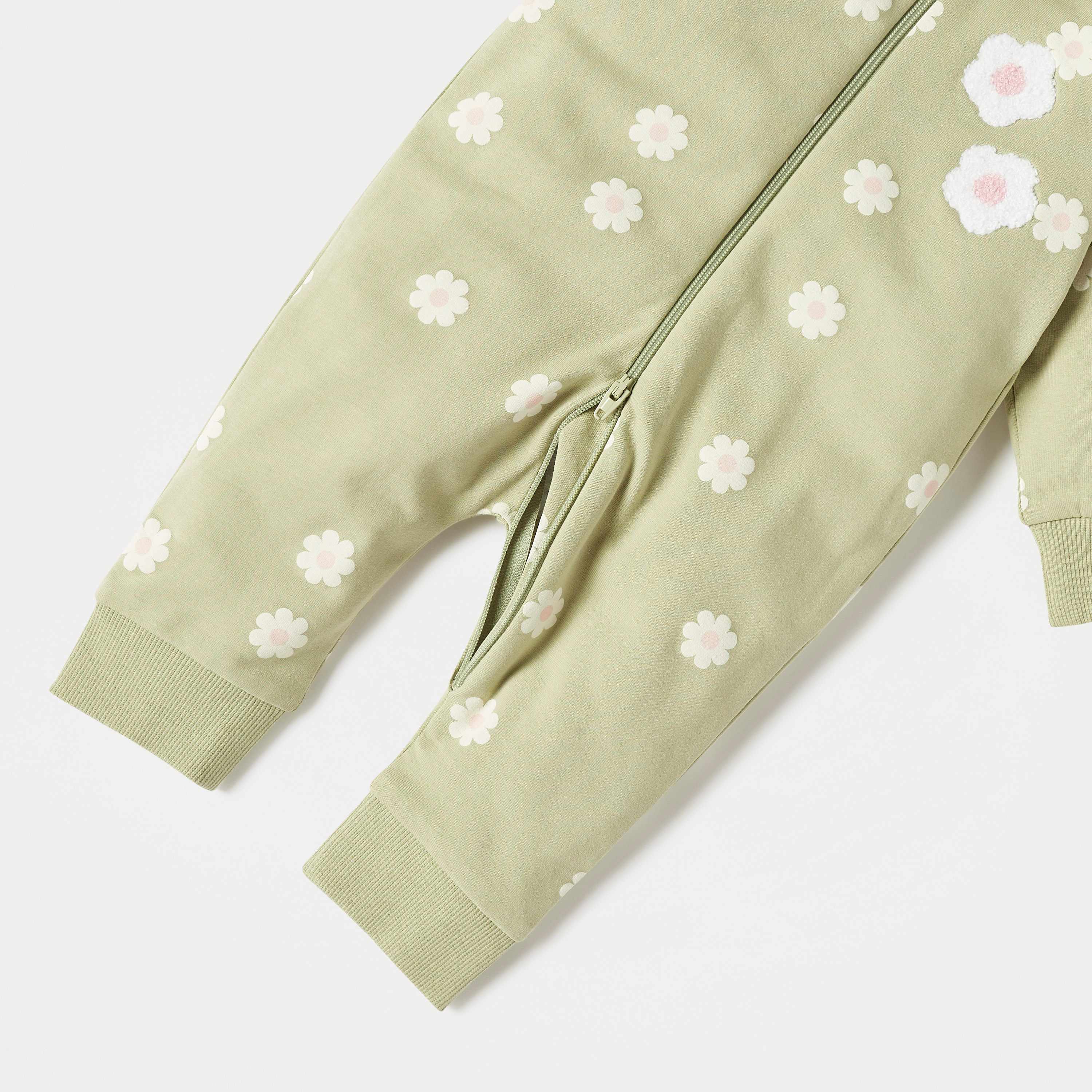 Juniors All-Over Floral Print Sleepsuit with Hood-baby-girls-clothing-nightwear-sleepsuits-image-4