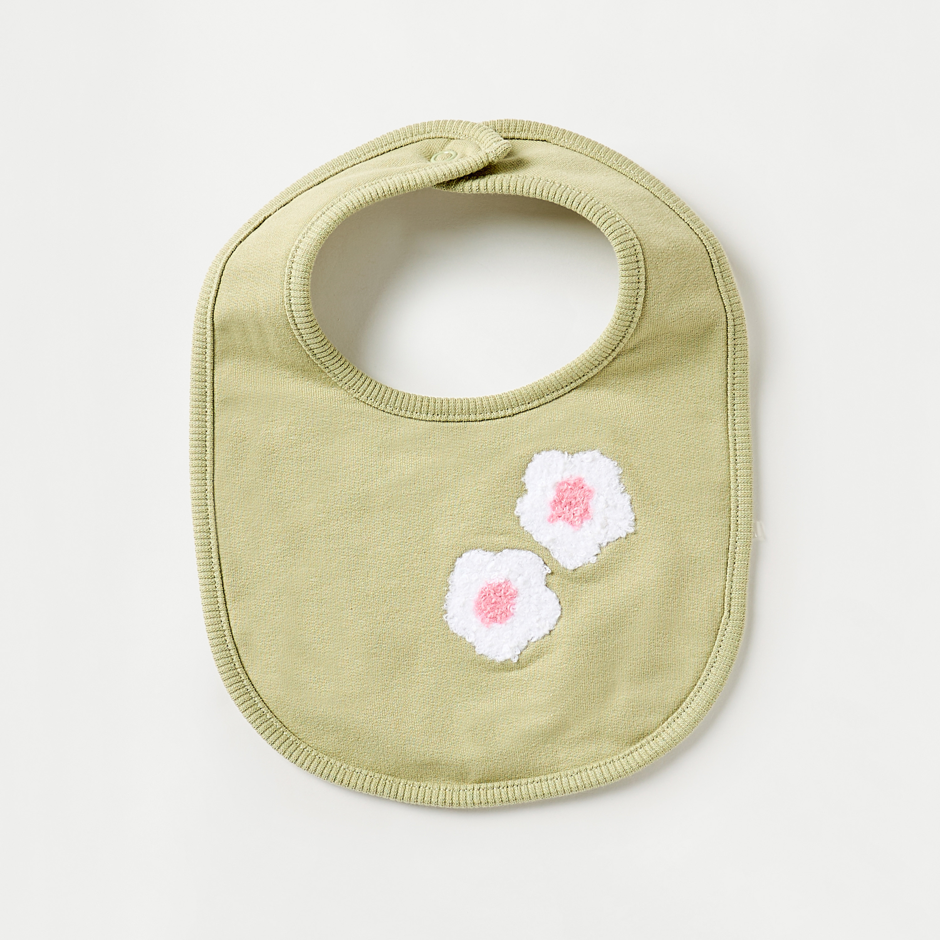 Juniors Floral Accent Bib-baby-feeding-bibs-image-2