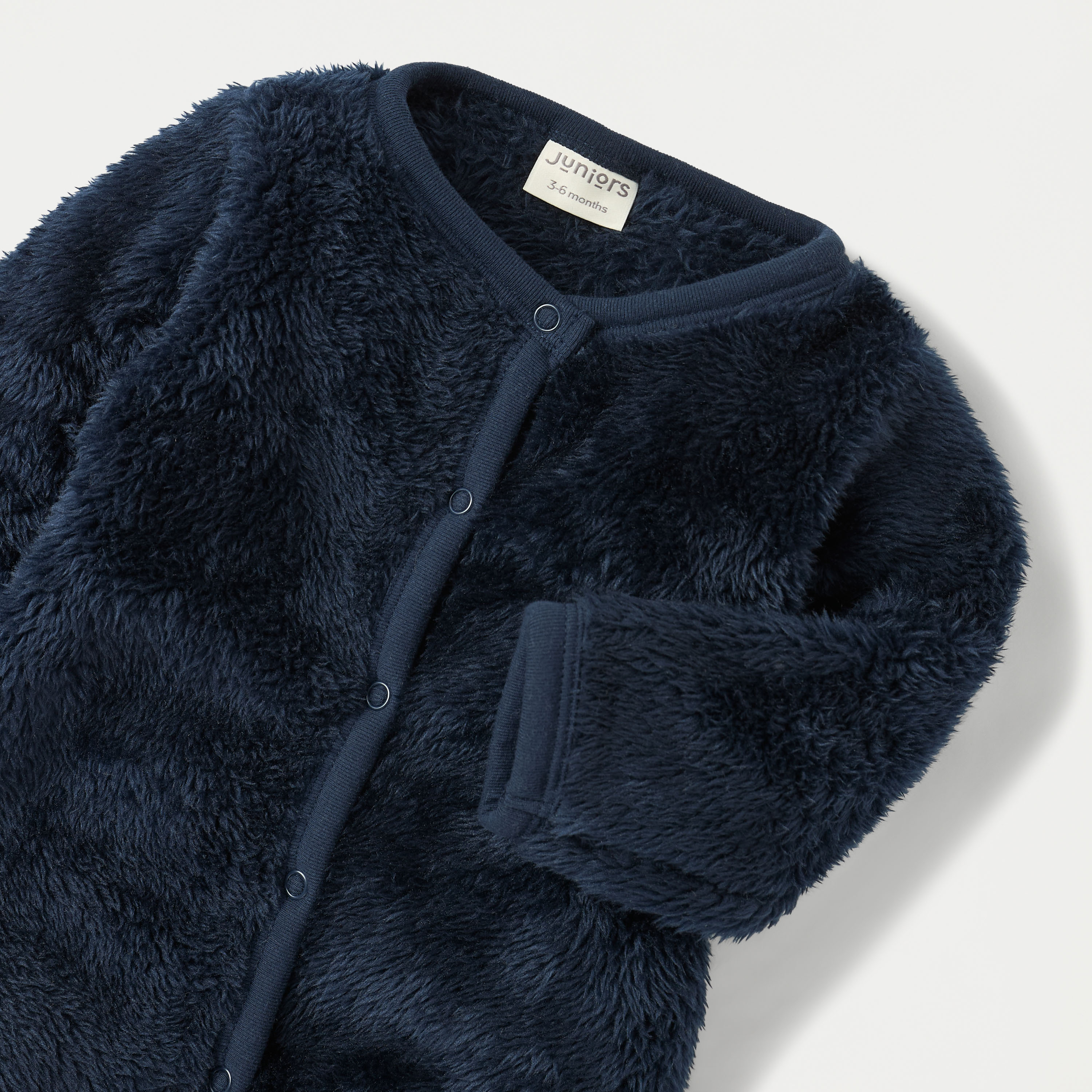 Juniors Plush Closed Feet Sleepsuit with Long Sleeves-baby-boys-clothing-winterwear-sleepsuits-image-3