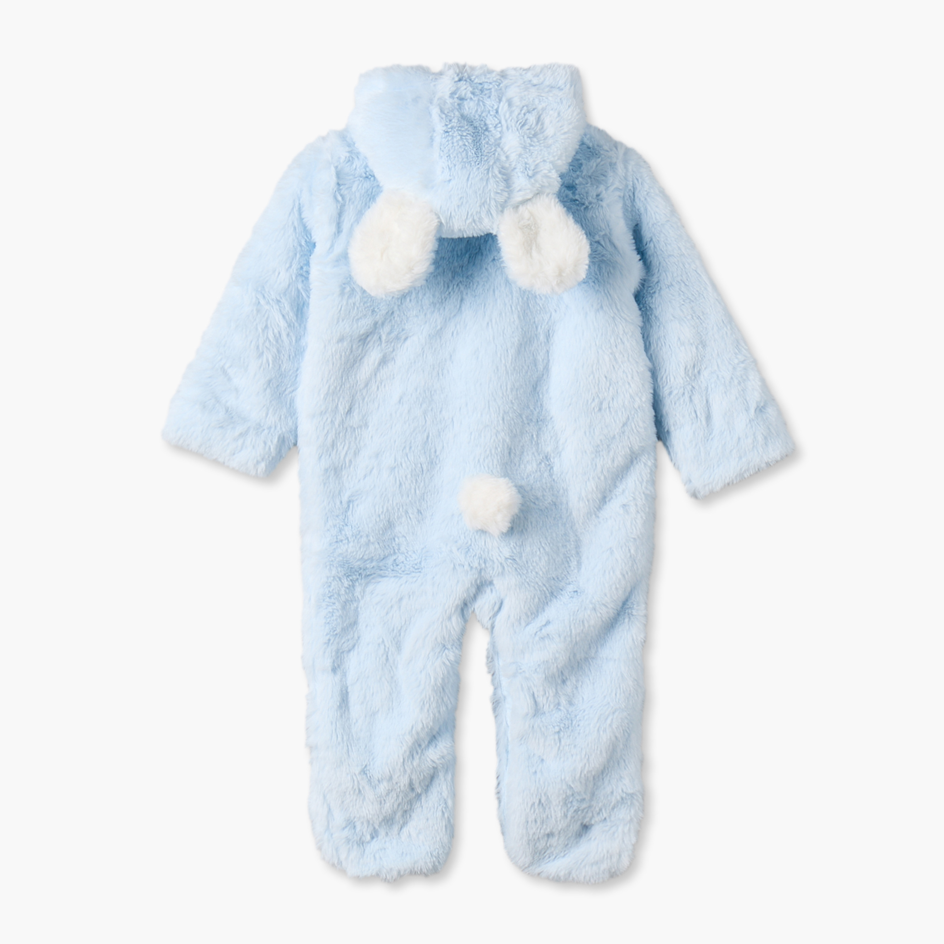 بدلة نوم من الفرو الصناعي بقبعة وأكمام طويلة وأذان ثلاثية الأبعاد من جونيورز-baby-boys-clothing-nightwear-sleepsuits-image-2