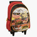 Ladybug Printed Trolley Backpack with Zip Closure-Trolleys-thumbnail-0