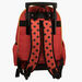 Ladybug Printed Trolley Backpack with Zip Closure-Trolleys-thumbnail-2