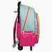 The Powerpuff Girls Printed Trolley Backpack with Zip Closure-Trolleys-thumbnail-1