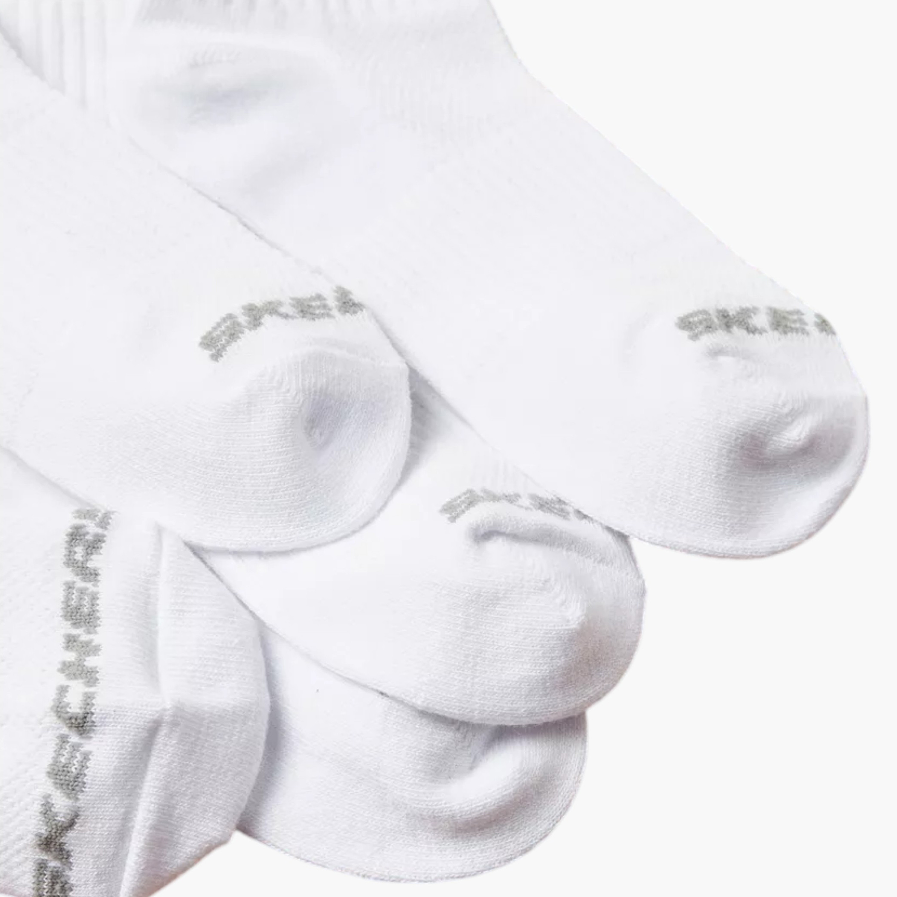 طقم جوارب 5 أزواج بدون تيري بطول الكاحل وبطبعات شعار من سكيتشرز-girls-accessories-socks-image-4