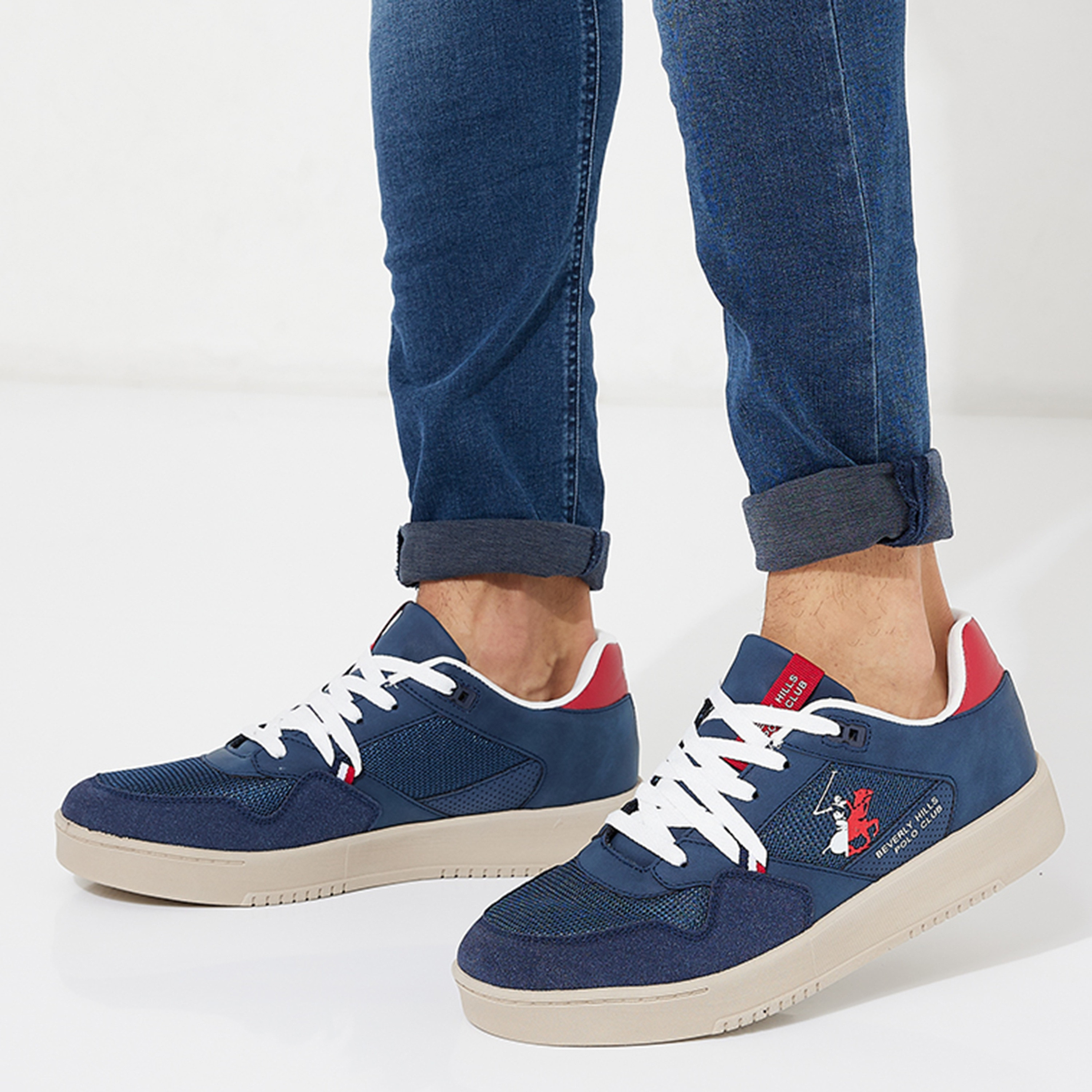 حذاء رياضي من بيفرلي هيلز بولو كلوب للرجال برباط ذو رقبة منخفضة S23-S08HM6610-men-shoes-sneakers-image-8