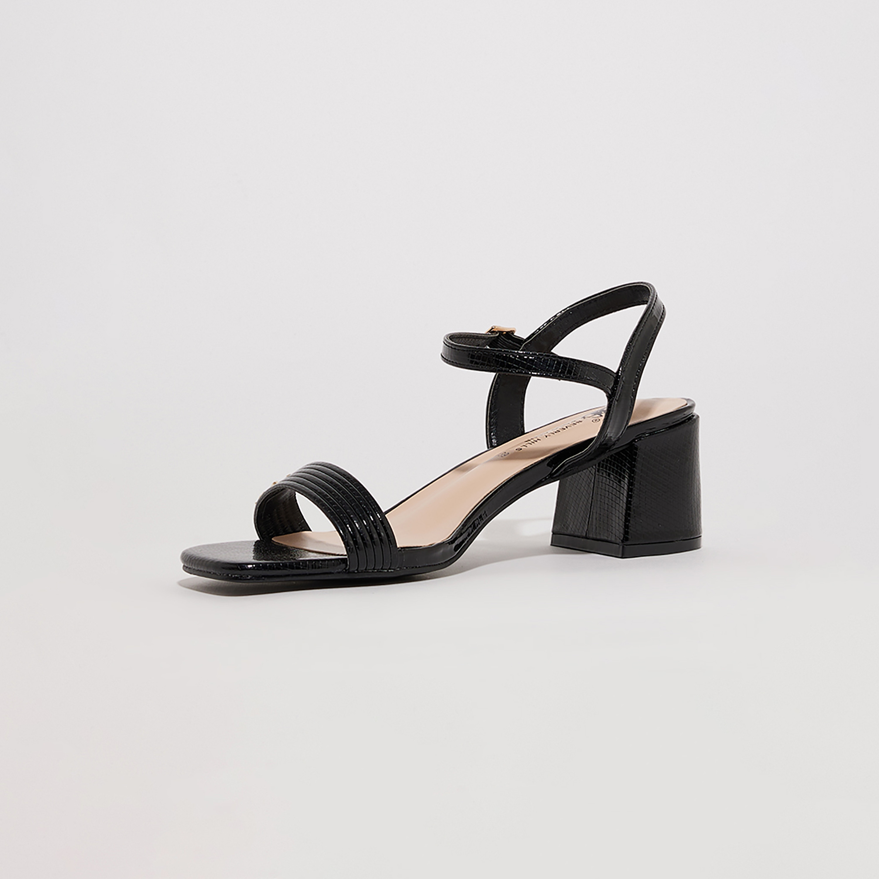 صنادل نسائية من بيفرلي هيلز بولو كلوب بكعب بلوك وشريط للكاحل | S24-110HW6754-women-shoes-heels-image-3