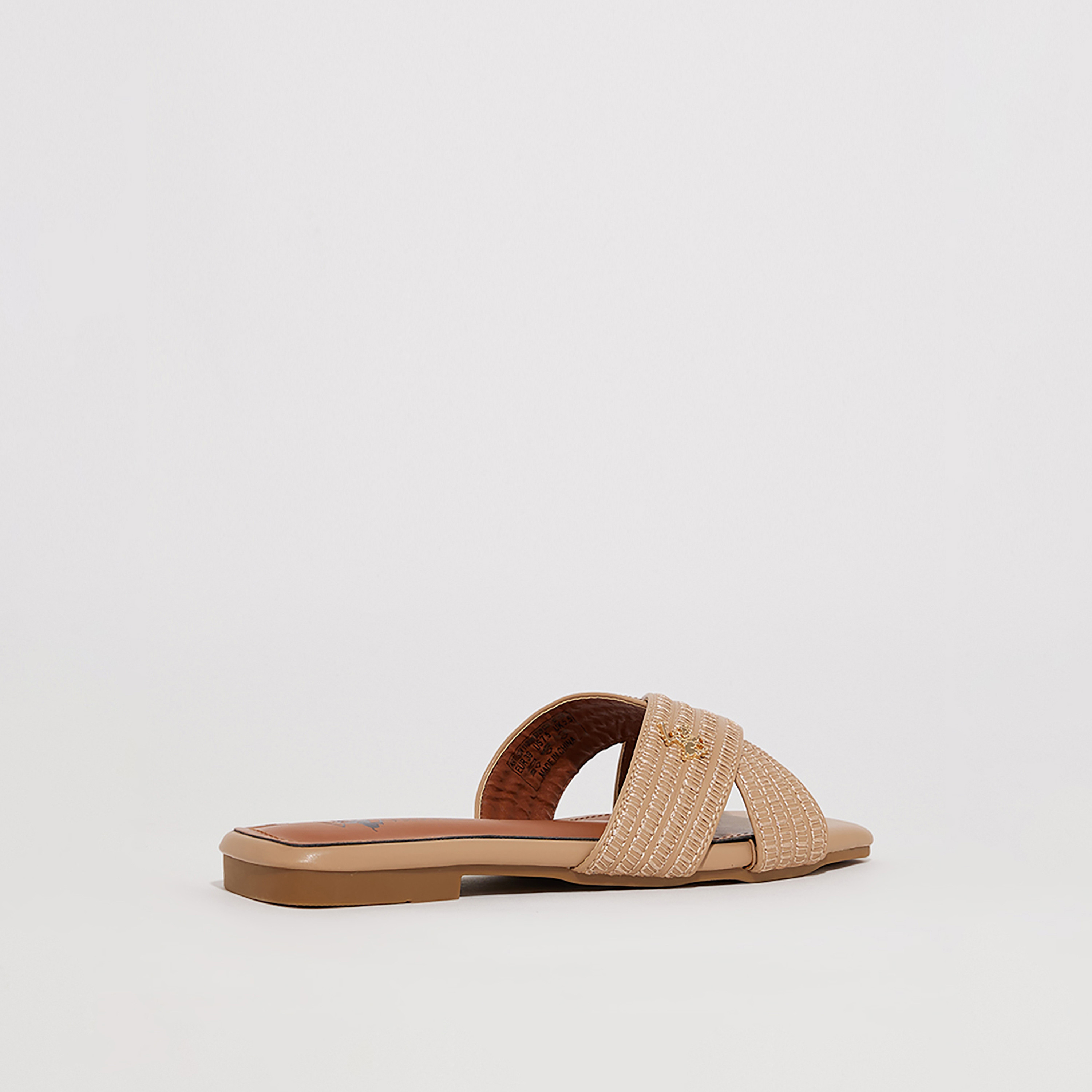 صنادل نسائية مسطحة من بيفرلي هيلز بولو كلوب ذات مفتوحة عند الأصابع | S24-110HW6759-women-shoes-sandals-flats-image-2