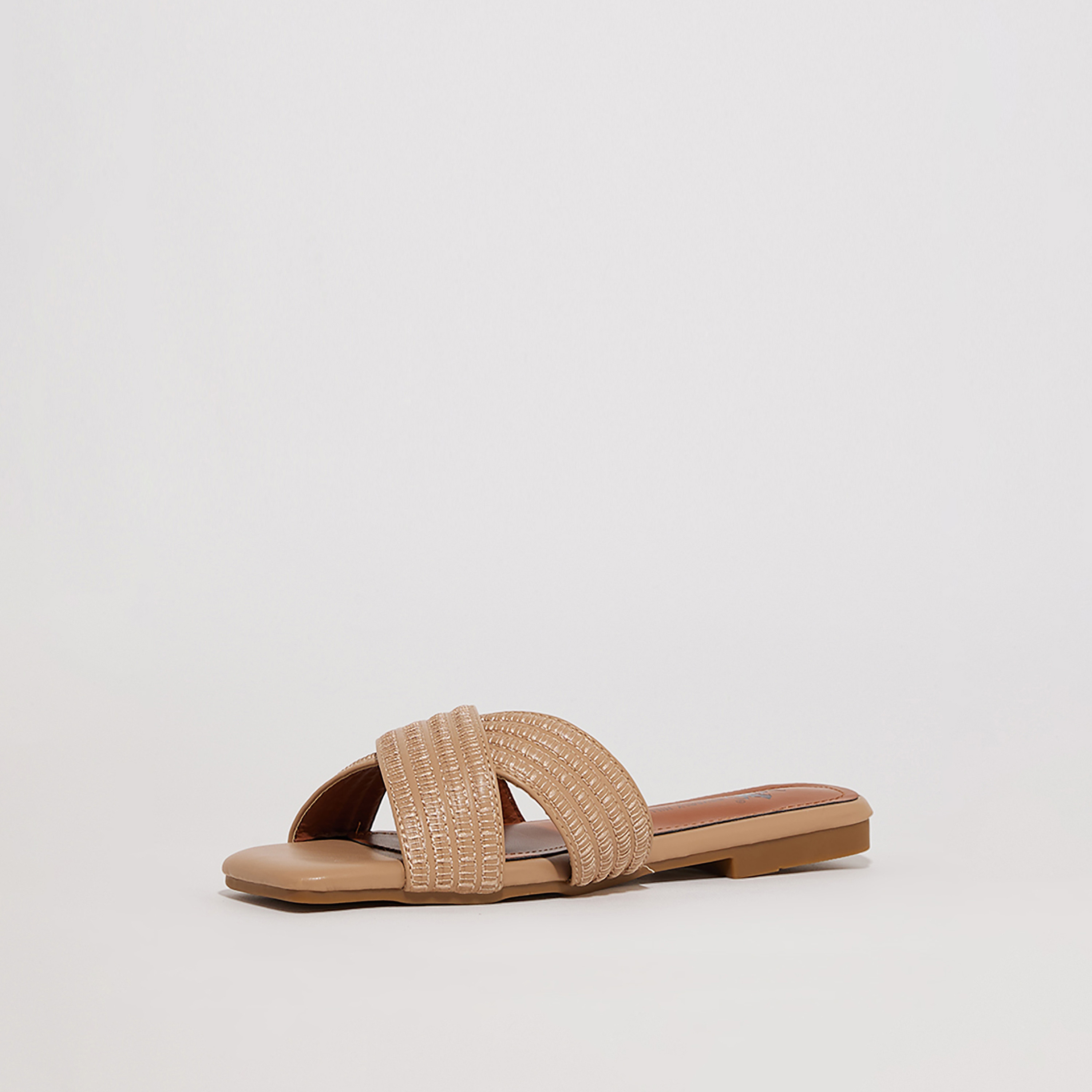 صنادل نسائية مسطحة من بيفرلي هيلز بولو كلوب ذات مفتوحة عند الأصابع | S24-110HW6759-women-shoes-sandals-flats-image-3