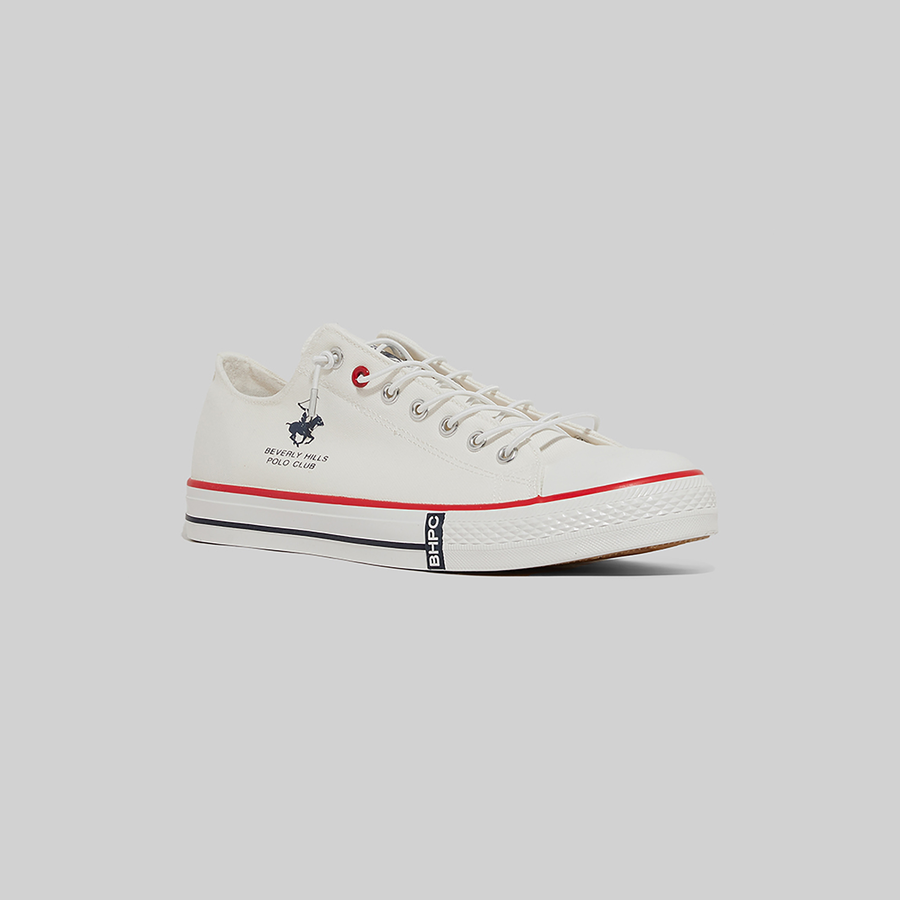 Beverly Hills Polo Club Men's Lace-Up Canvas Sneakers | S24-S08HM6413-men-shoes-sneakers-image-1
