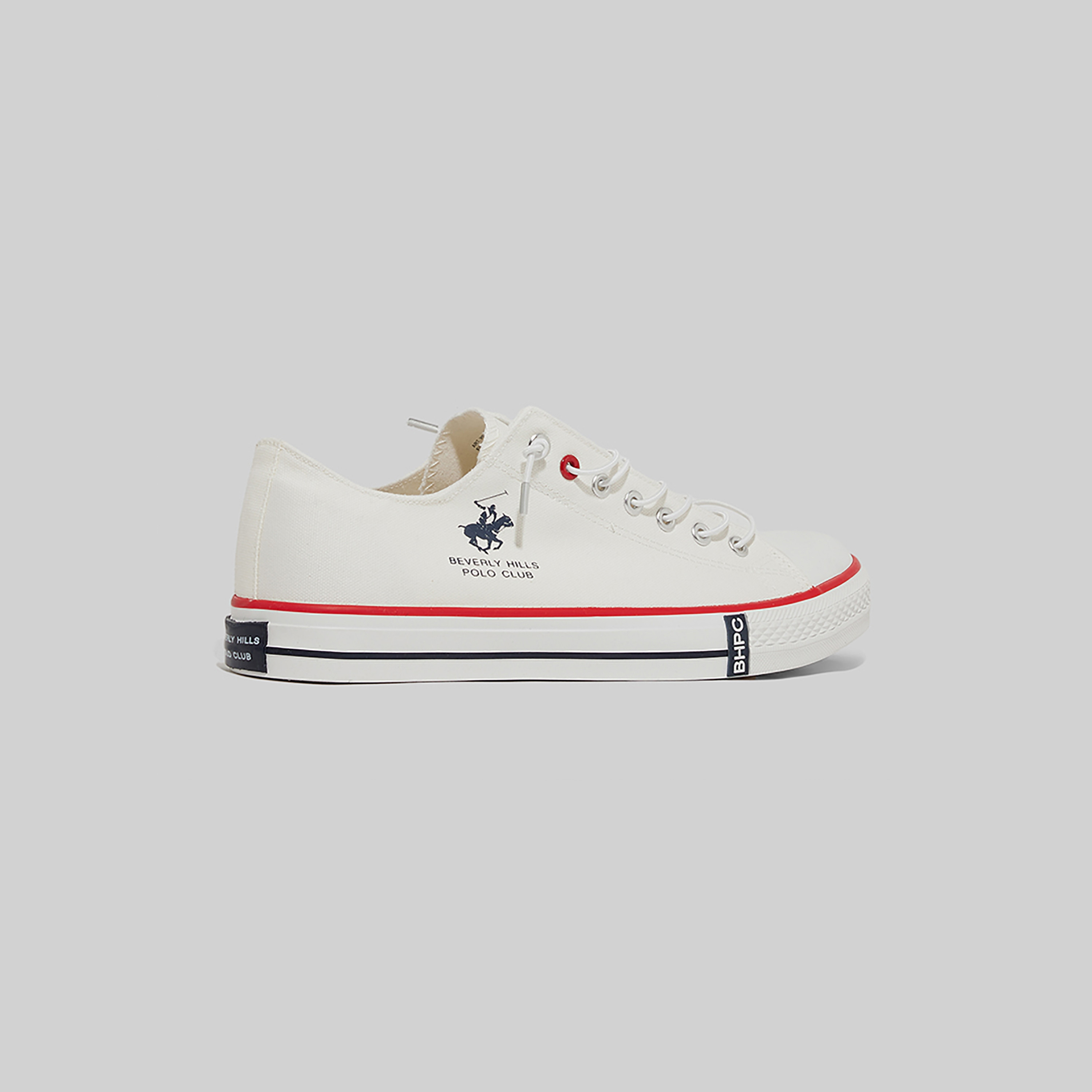 Beverly Hills Polo Club Men's Lace-Up Canvas Sneakers | S24-S08HM6413-men-shoes-sneakers-image-2