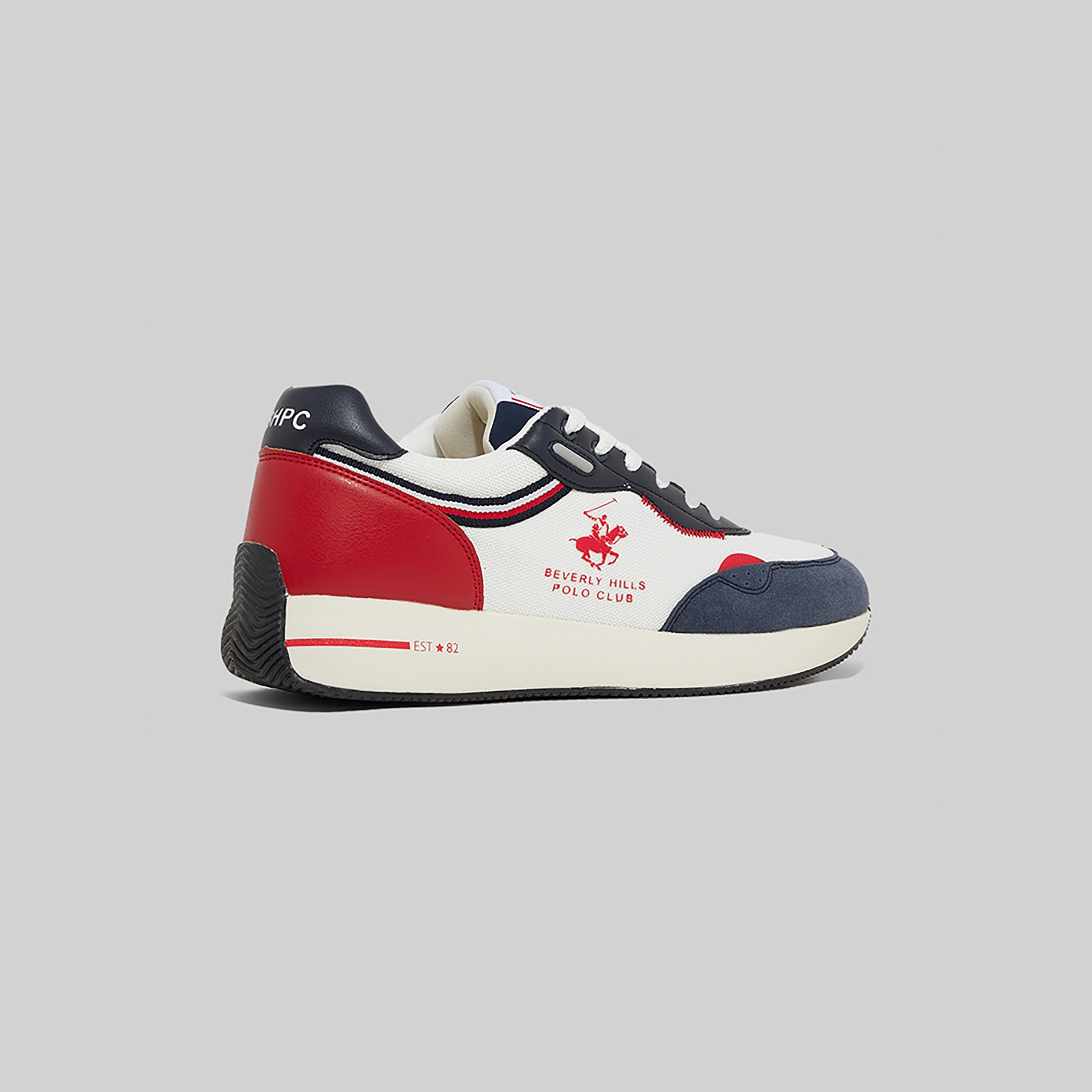 حذاء سنيكرز من بيفرلي هيلز بولو كلوب للرجال برباط ذو كولور بلوك-men-shoes-sneakers-image-2