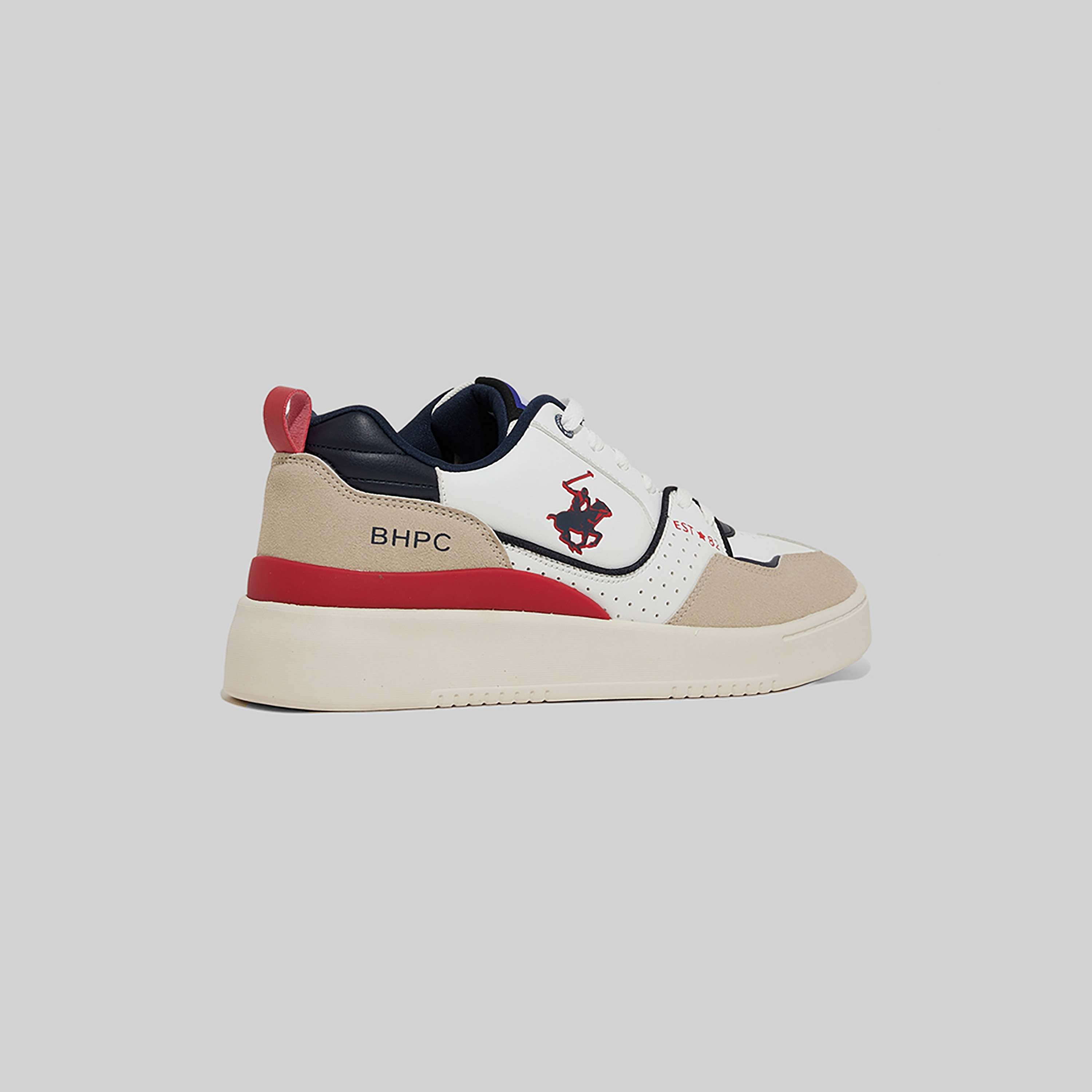حذاء سنيكرز من بيفرلي هيلز بولو كلوب للرجال برباط ذو كولور بلوك-men-shoes-sneakers-image-2