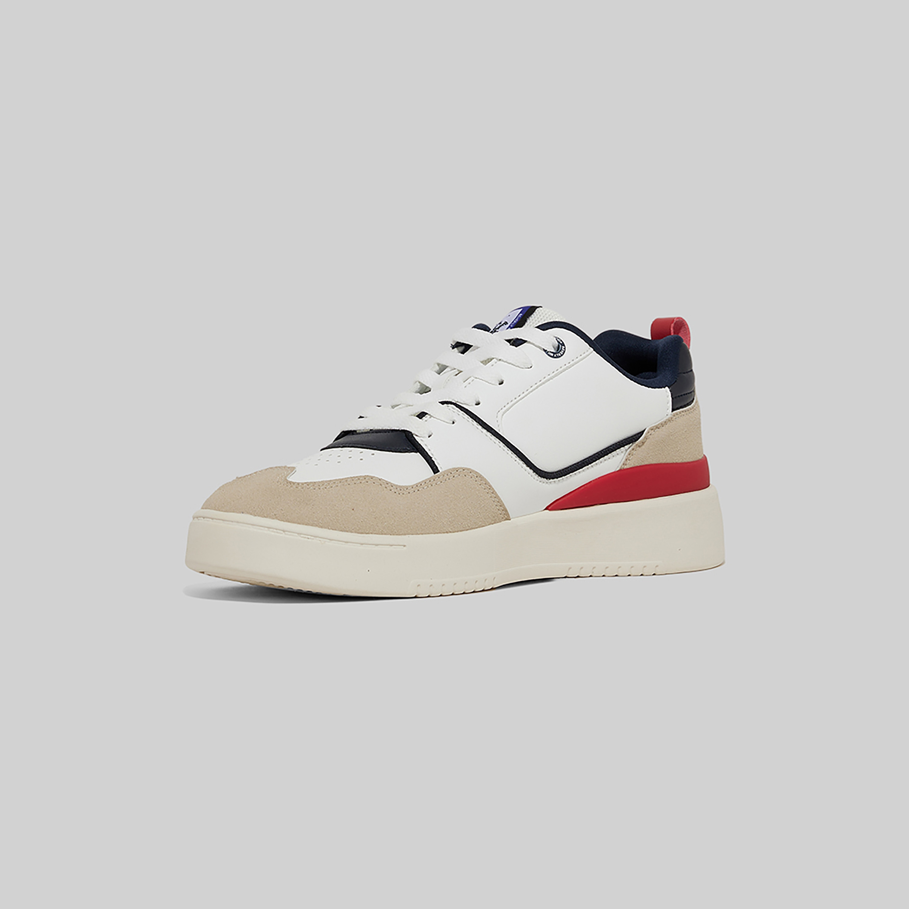 حذاء سنيكرز من بيفرلي هيلز بولو كلوب للرجال برباط ذو كولور بلوك-men-shoes-sneakers-image-3