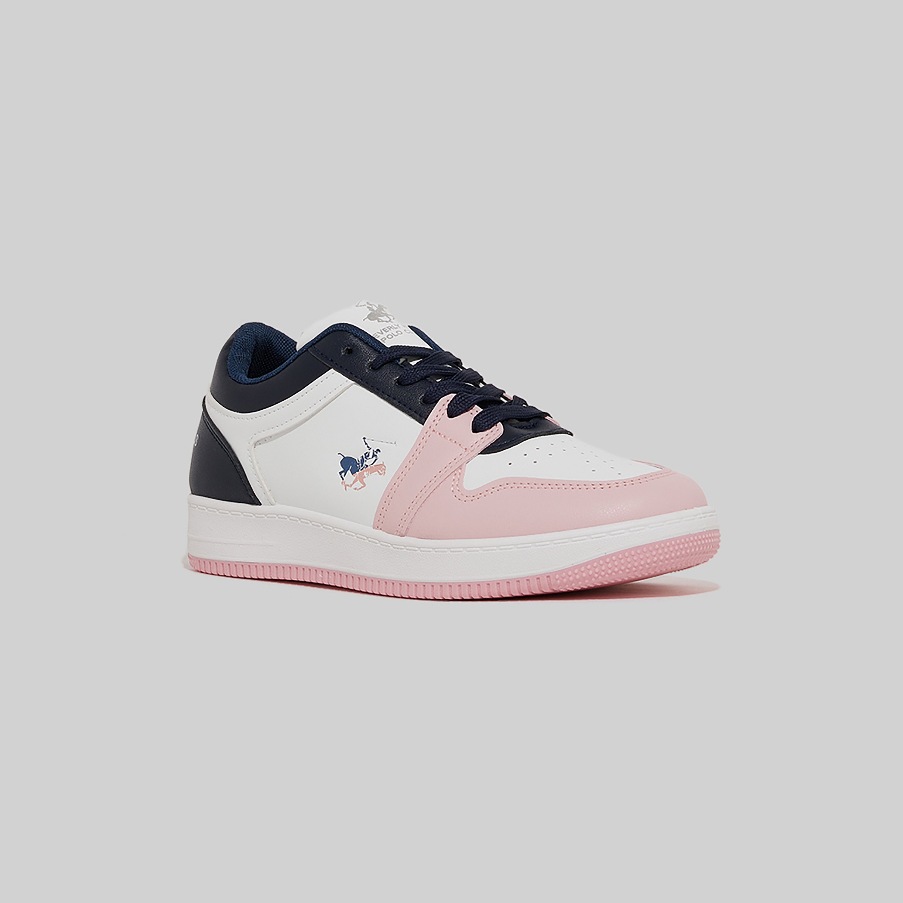 حذاء سنيكرز من بيفرلي هيلز بولو كلوب نسائي برباط ذو رقبة منخفضة | S24-S08HW6684-women-shoes-sneakers-image-1