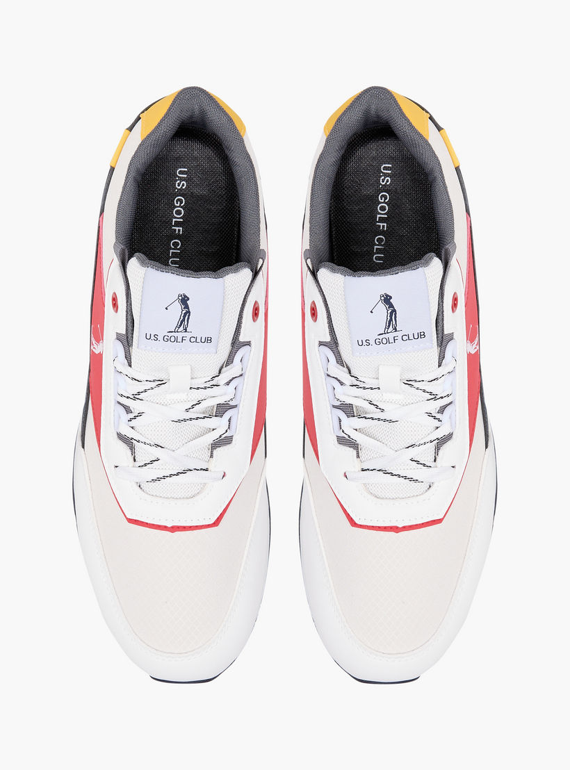 حذاء سنيكرز قوالب ملونة برباط إغلاق للرجال من يو.إس. جولف كلوب-sports-men-shoes-image-1