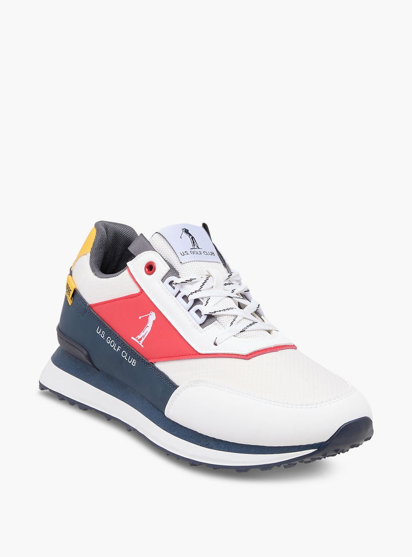 حذاء سنيكرز قوالب ملونة برباط إغلاق للرجال من يو.إس. جولف كلوب-sports-men-shoes-image-3