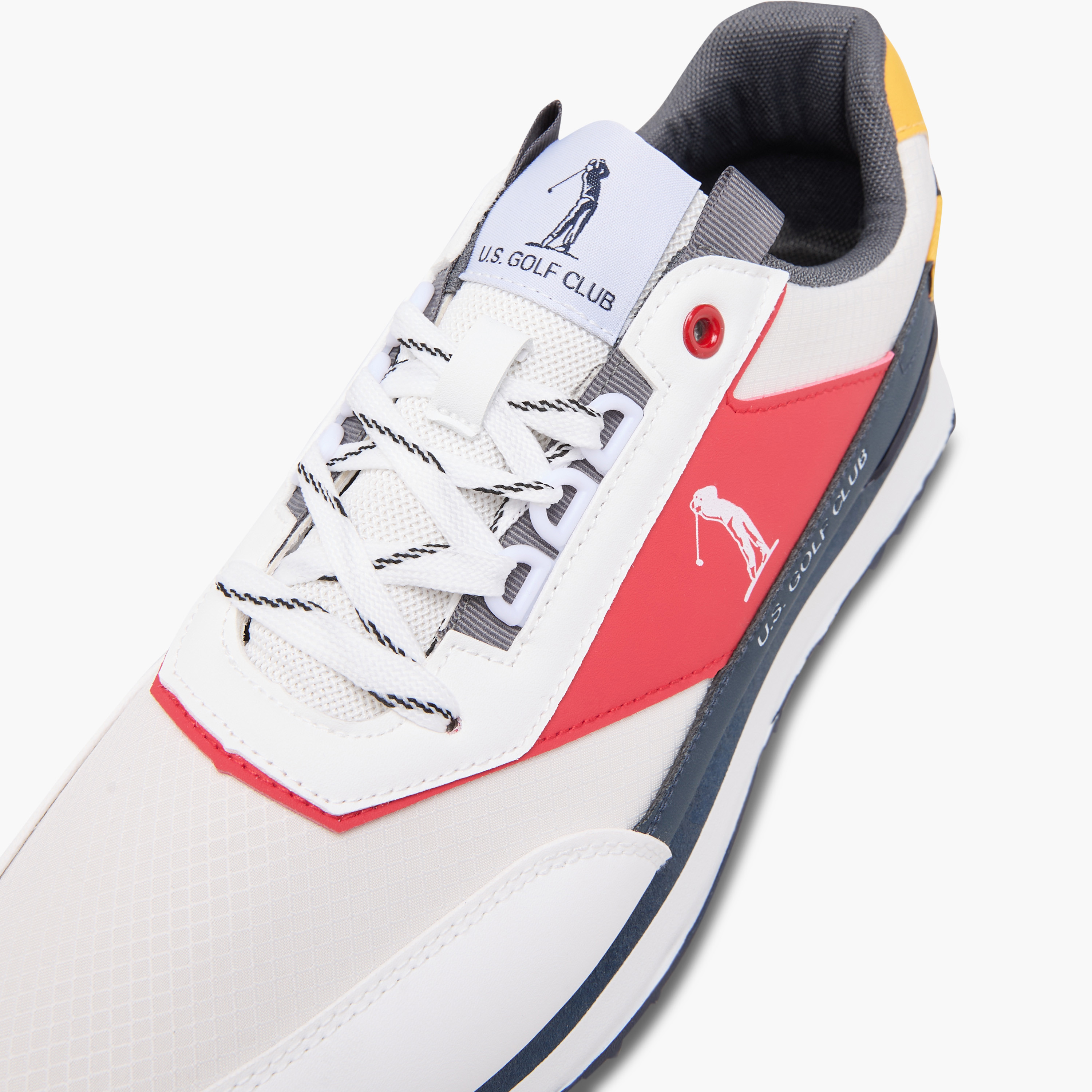 حذاء سنيكرز قوالب ملونة برباط إغلاق للرجال من يو.إس. جولف كلوب-sports-men-shoes-image-5