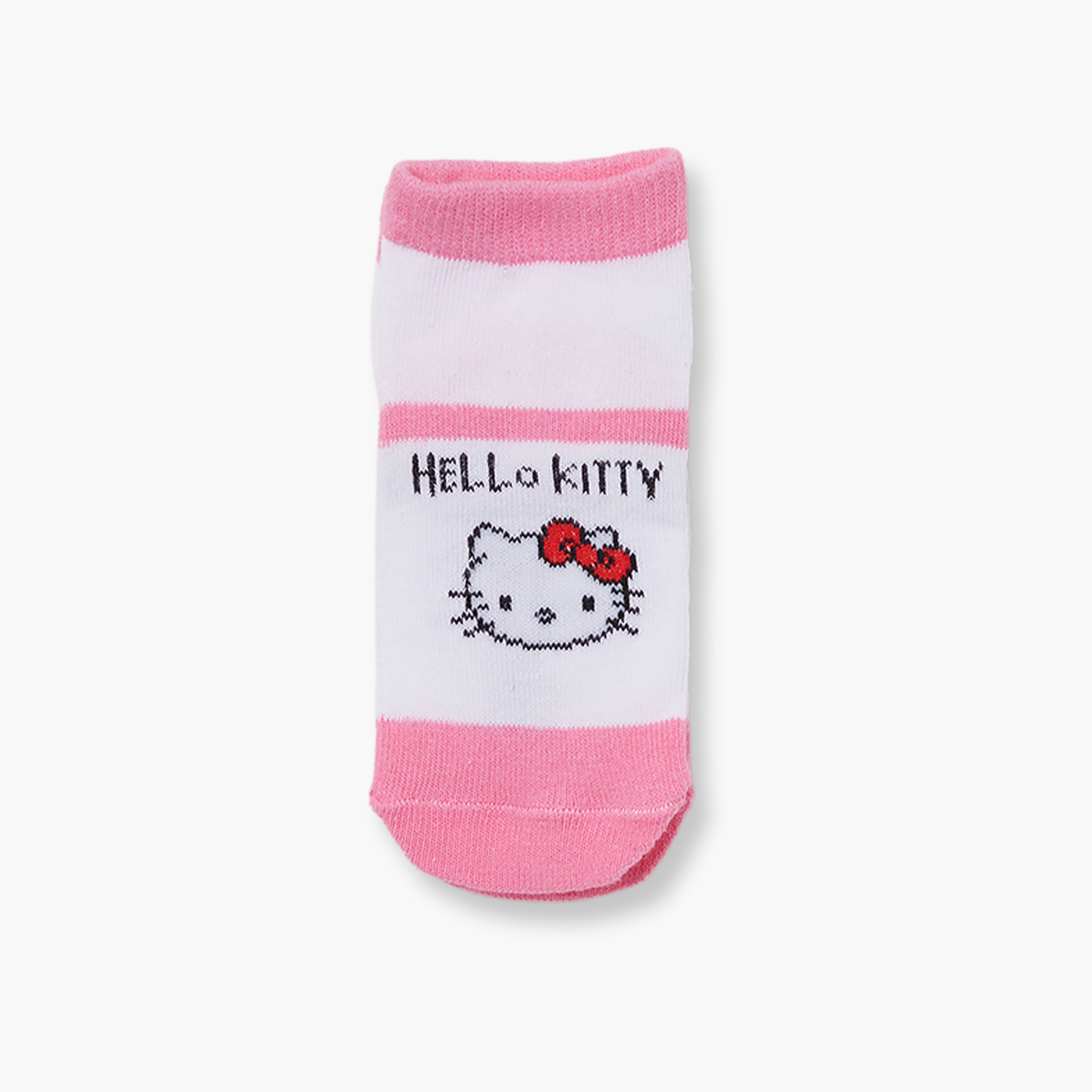 Hello Kitty 3-Pair Cotton Blend Printed Ankle Socks-girls-accessories-socks-image-2
